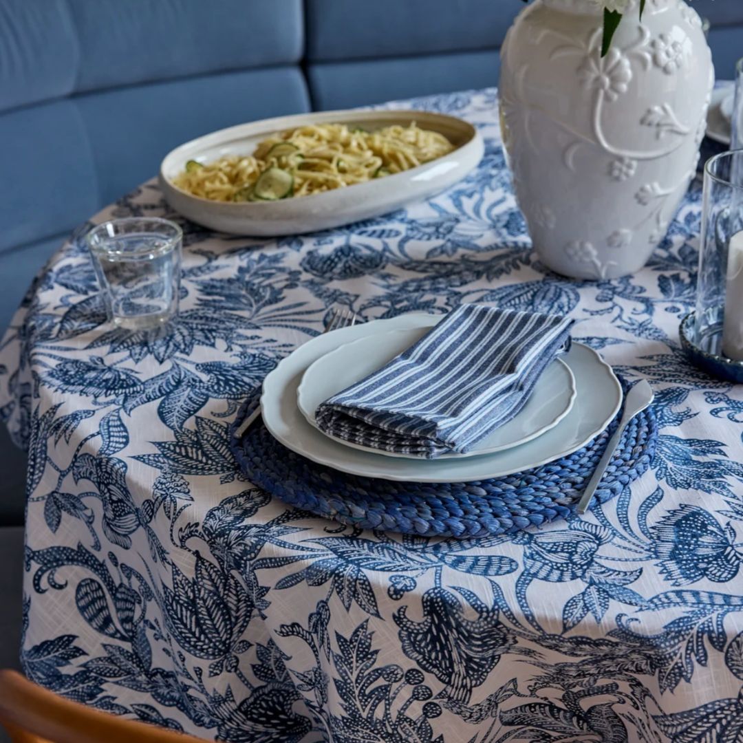 Braided Dark Blue Placemat 33cm