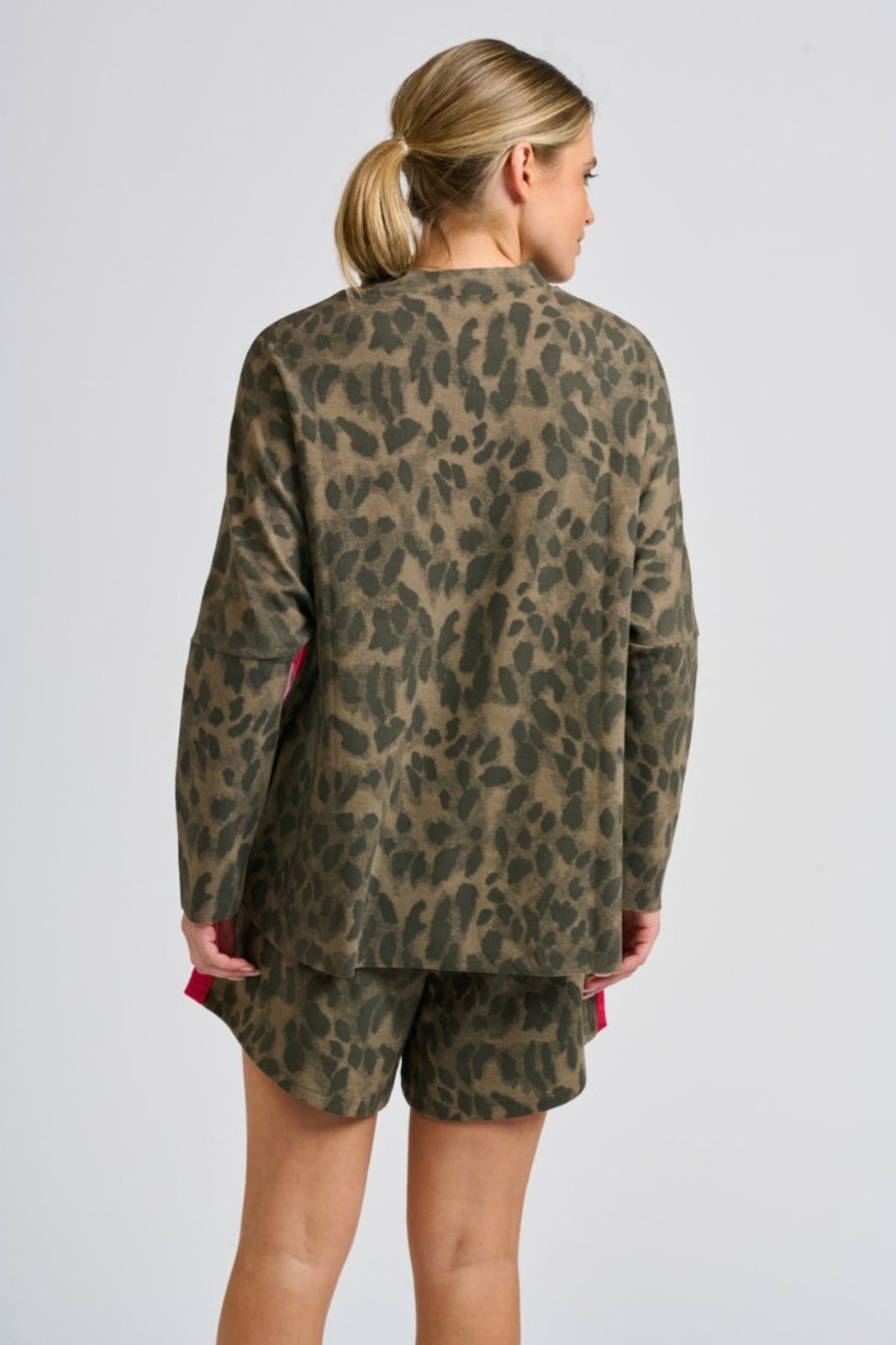 Ruby Raw Sweatshirt | Leopard