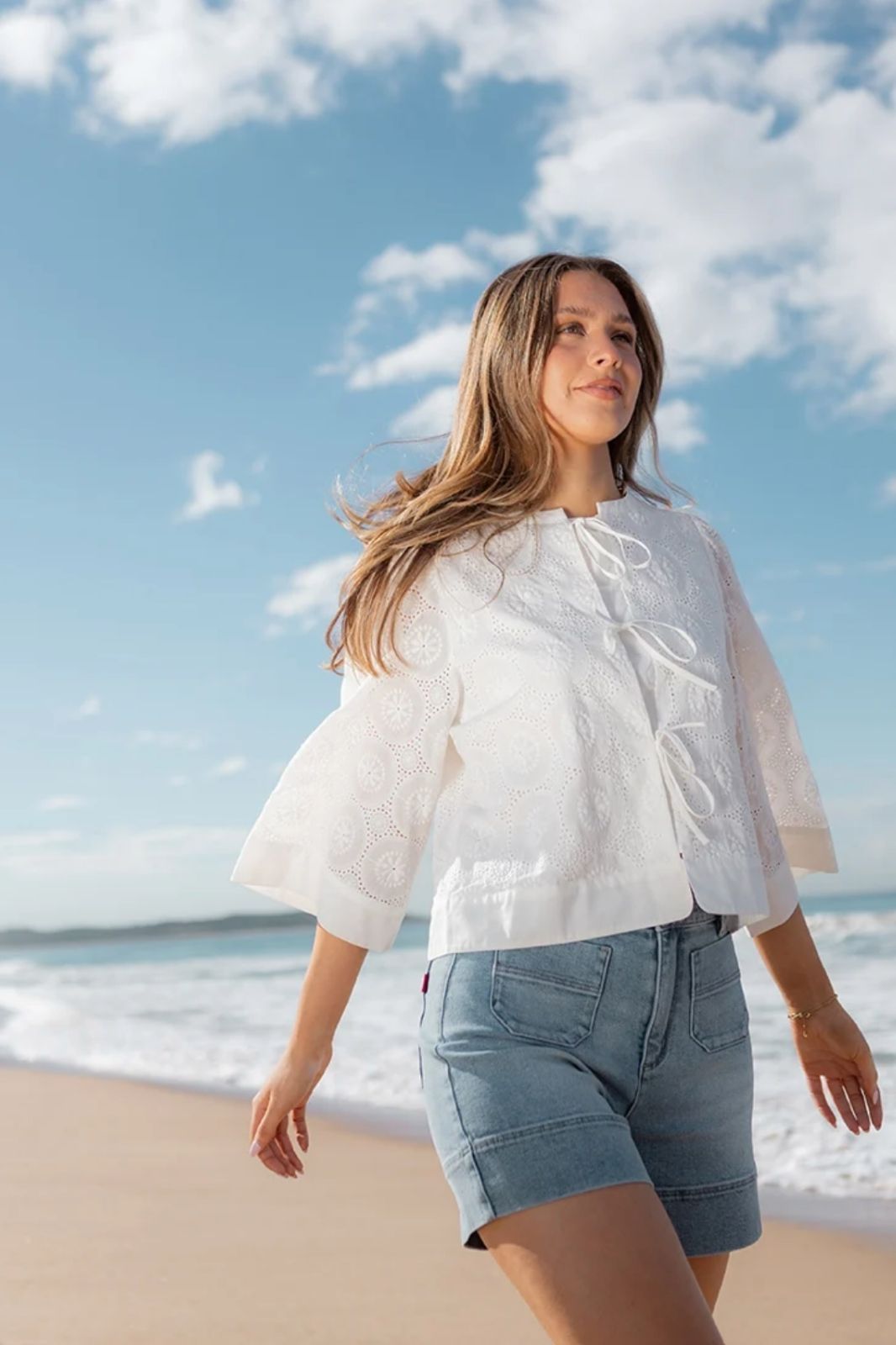 Farrah Denim Short | Pale Wash