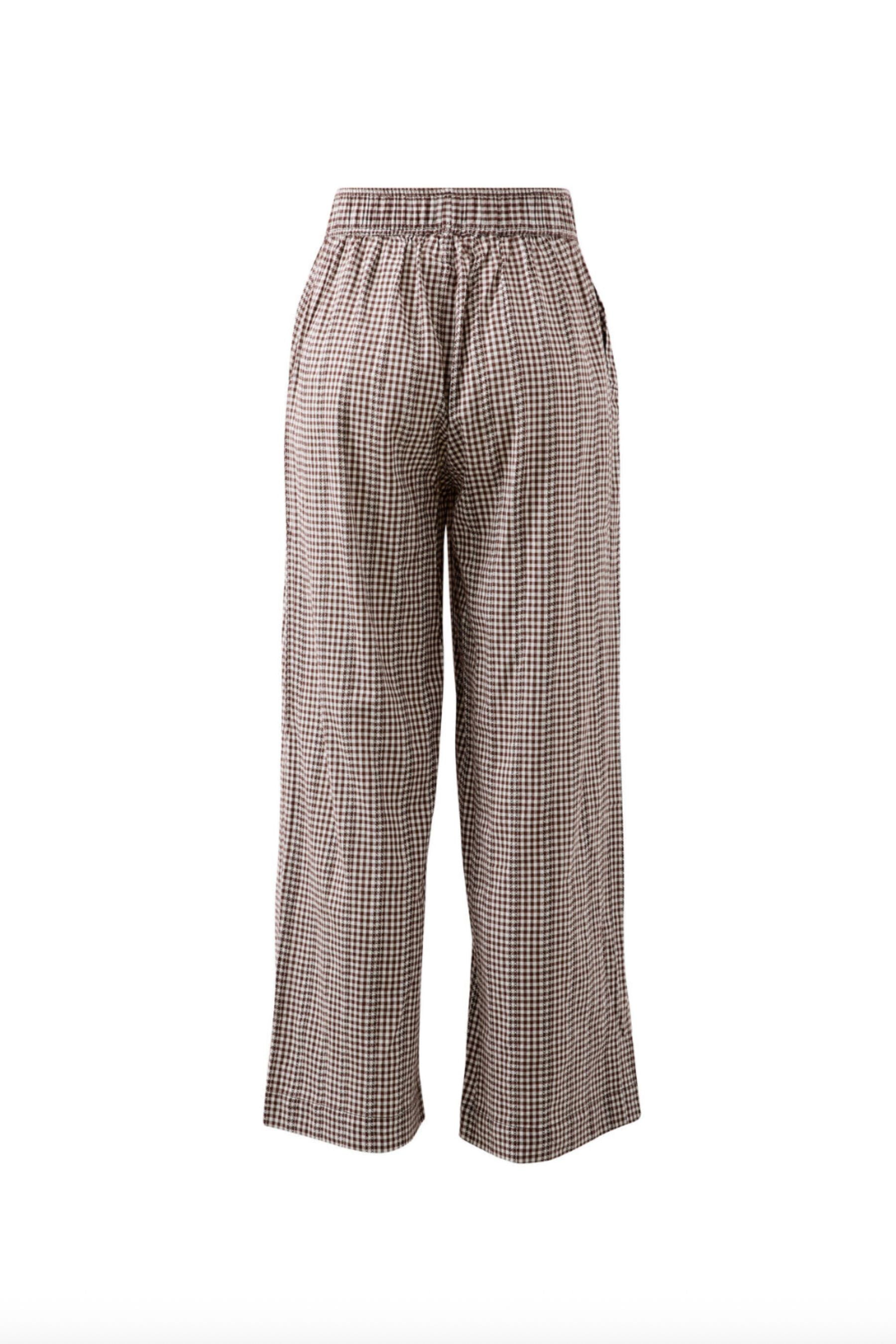 The Lounge Pant | Chocolate Gingham