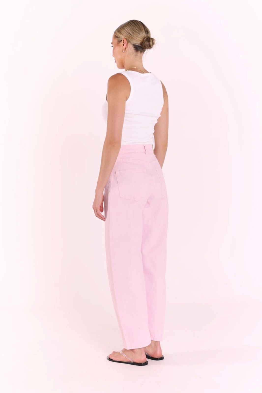 Lola Barrel Jean | Pink