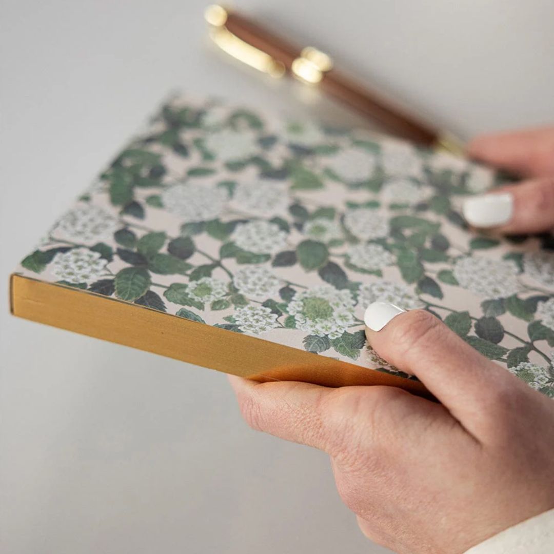 Hydrangea Notepad Desktop Jotter