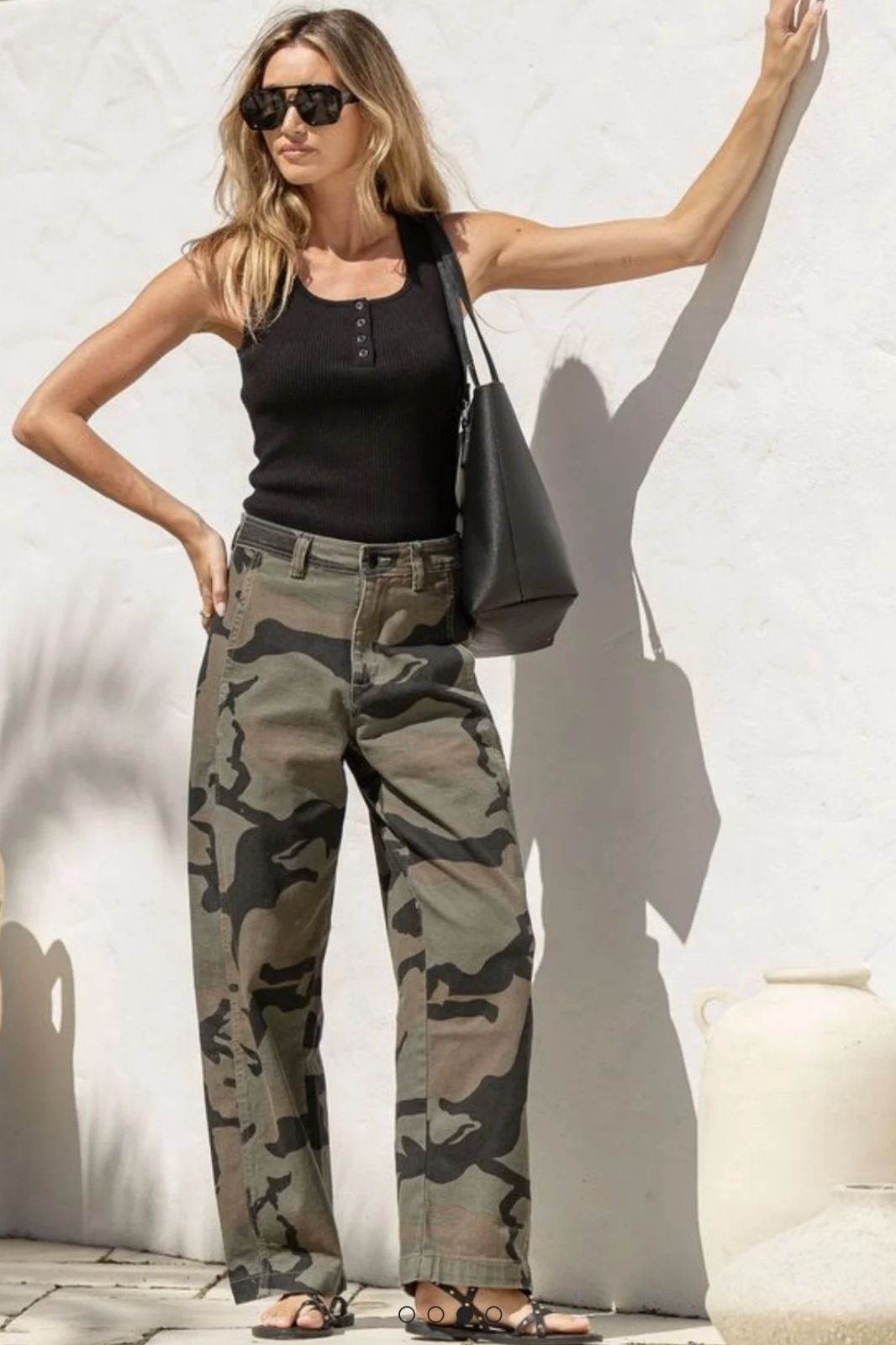 Barrel Jean | Camoflouge