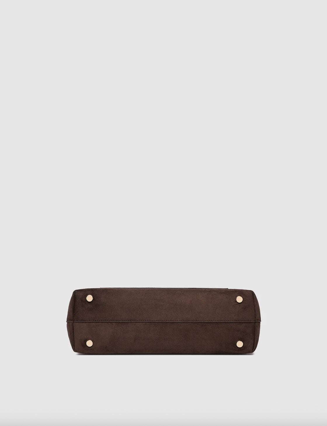 Arden Suedette Shoulder Bag | Chocolate