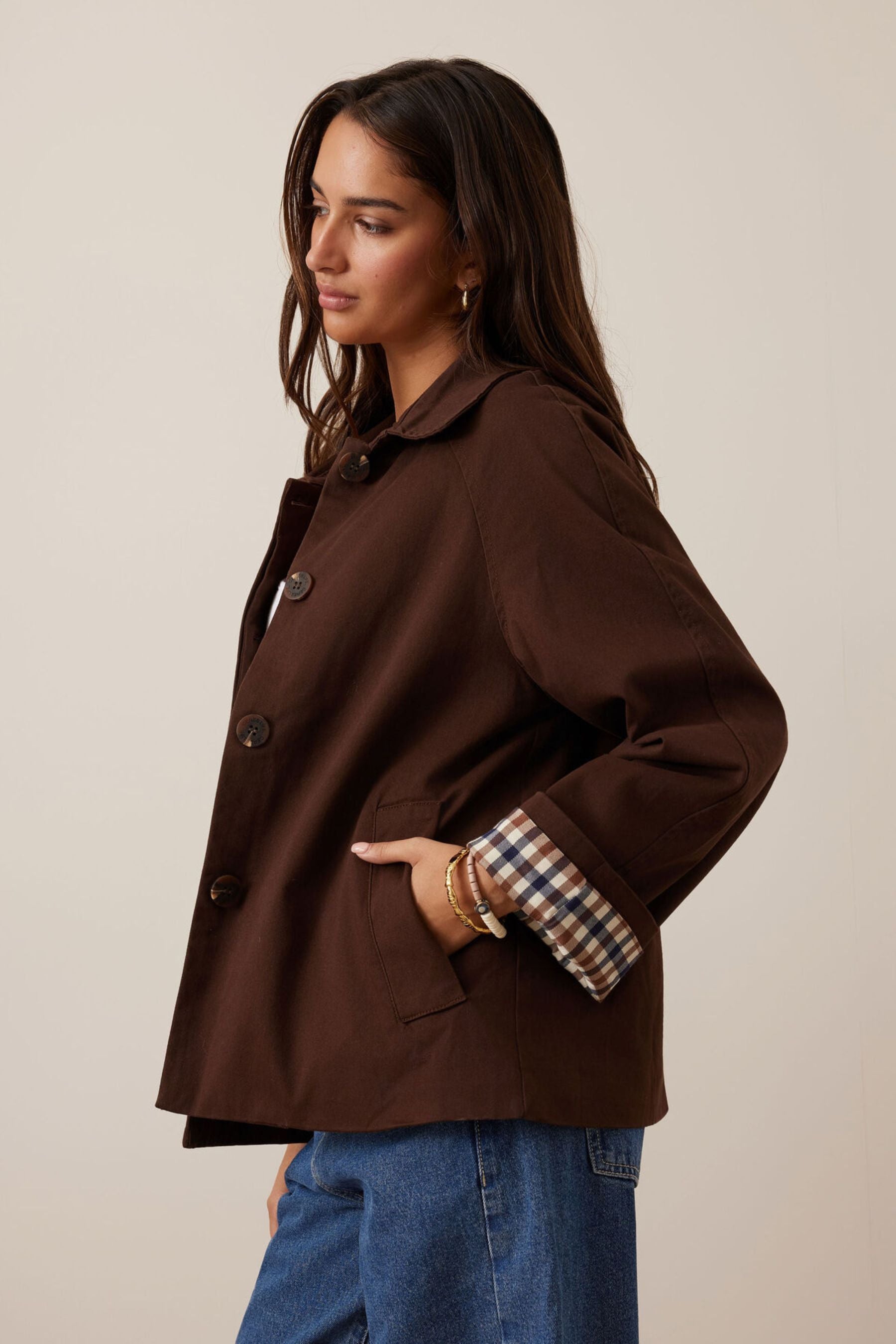 Pia Coat | Chocolate