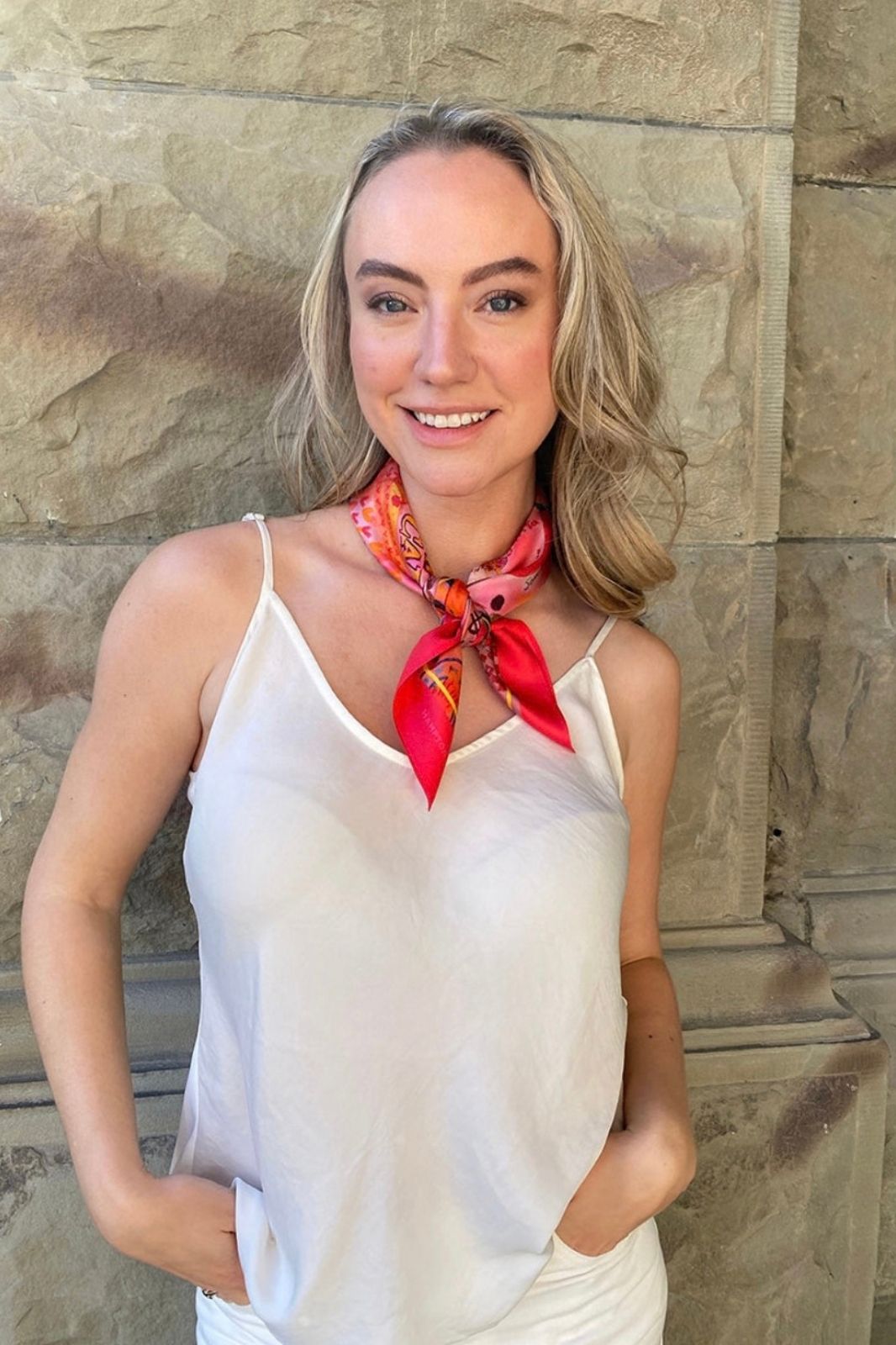 Jackie Green x DH The Scarlett Petite Silk Scarf