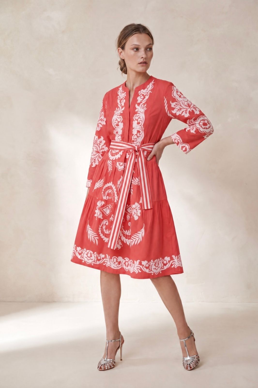 Morocco Midi | Jewel Watermelon