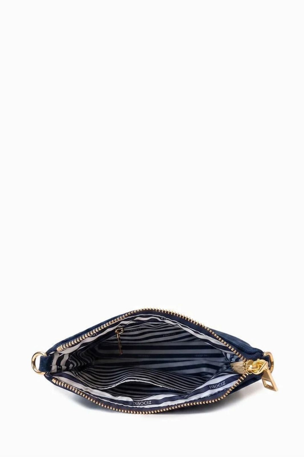 Sadia Eco Suede Bag | Navy