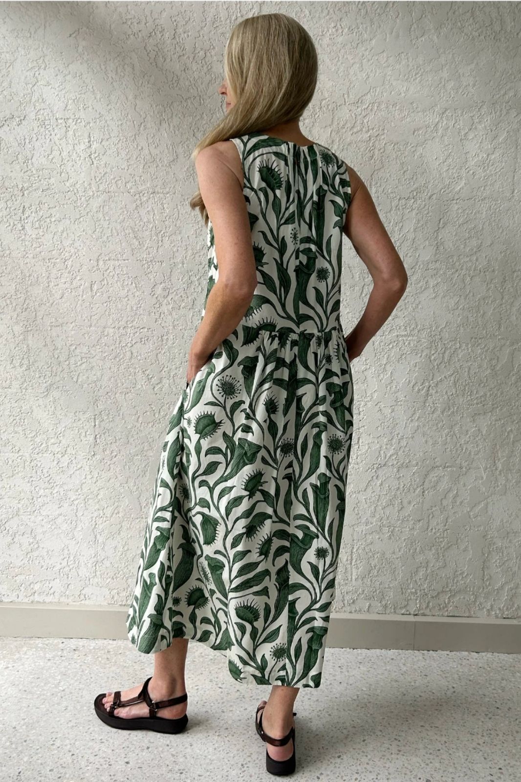 Botanica Drawcord Dress | Botanica Print