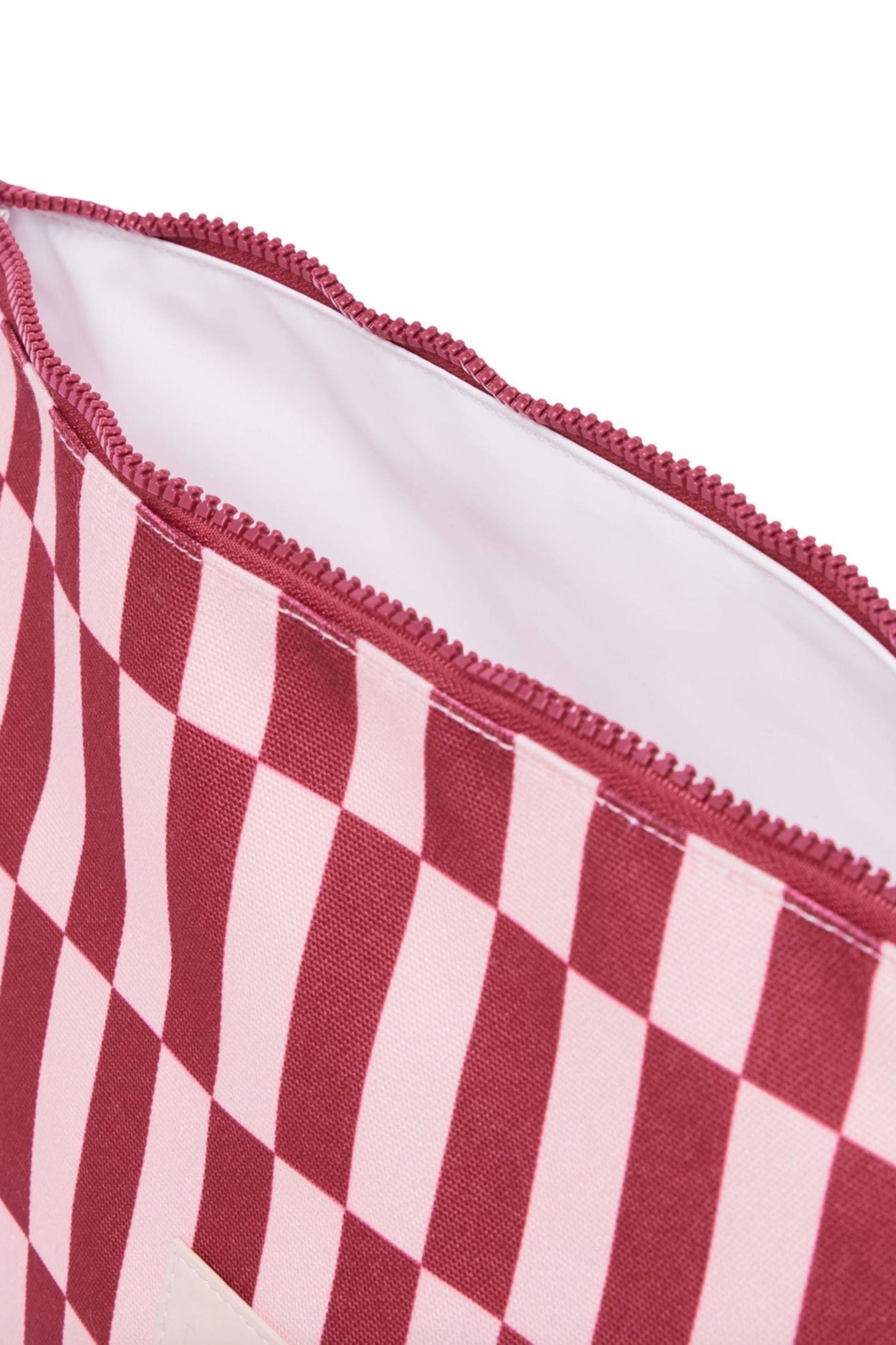 Wet Base Large | Peony/Burgundy Check