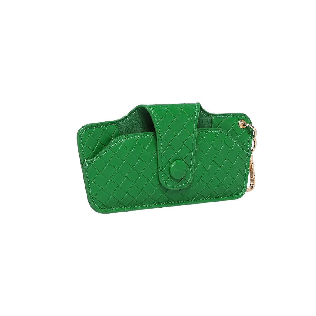 Sunglass Case | Woven Green | RSTC – Rose St Trading Co