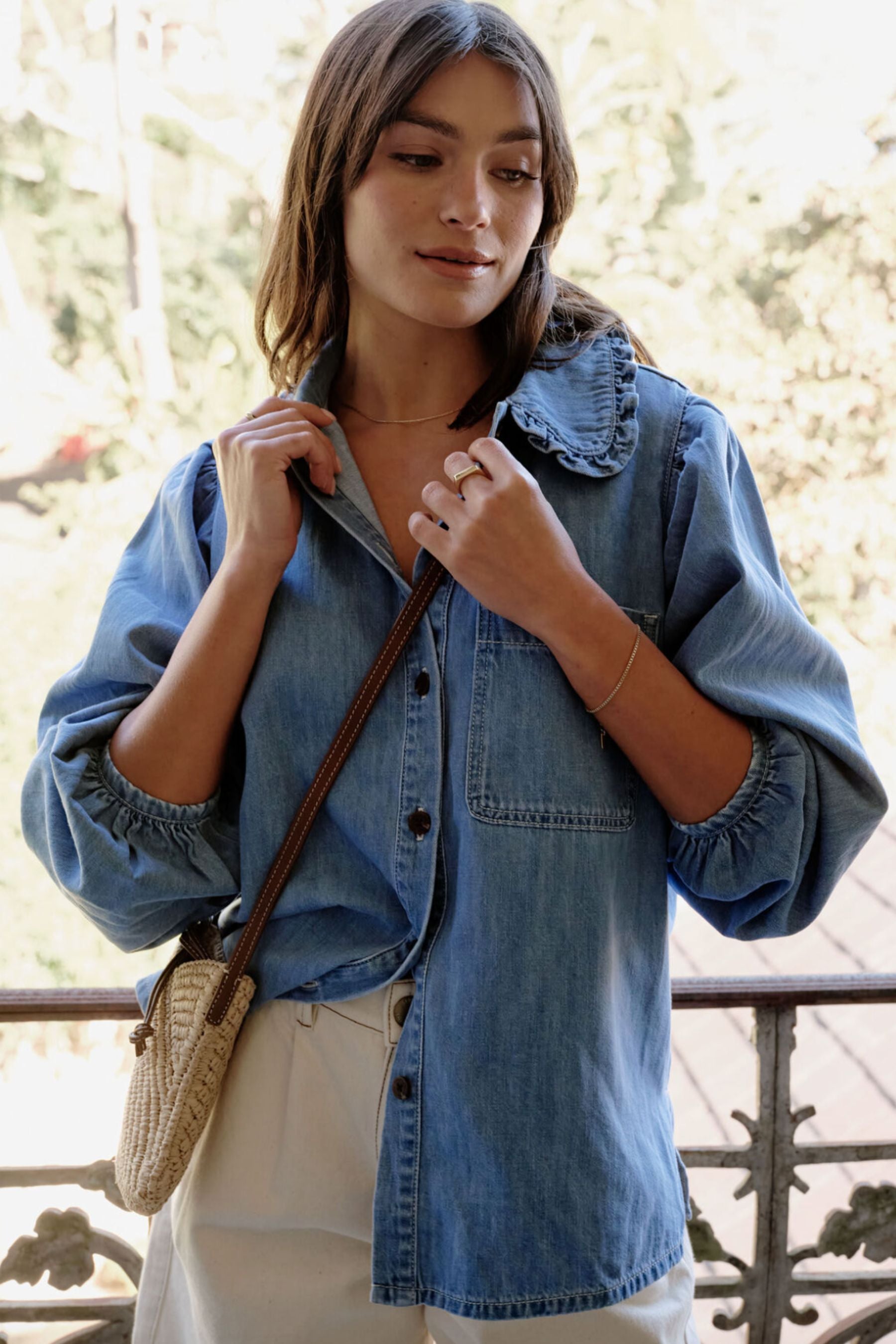 Savannah Denim Shirt | Vintage Blue