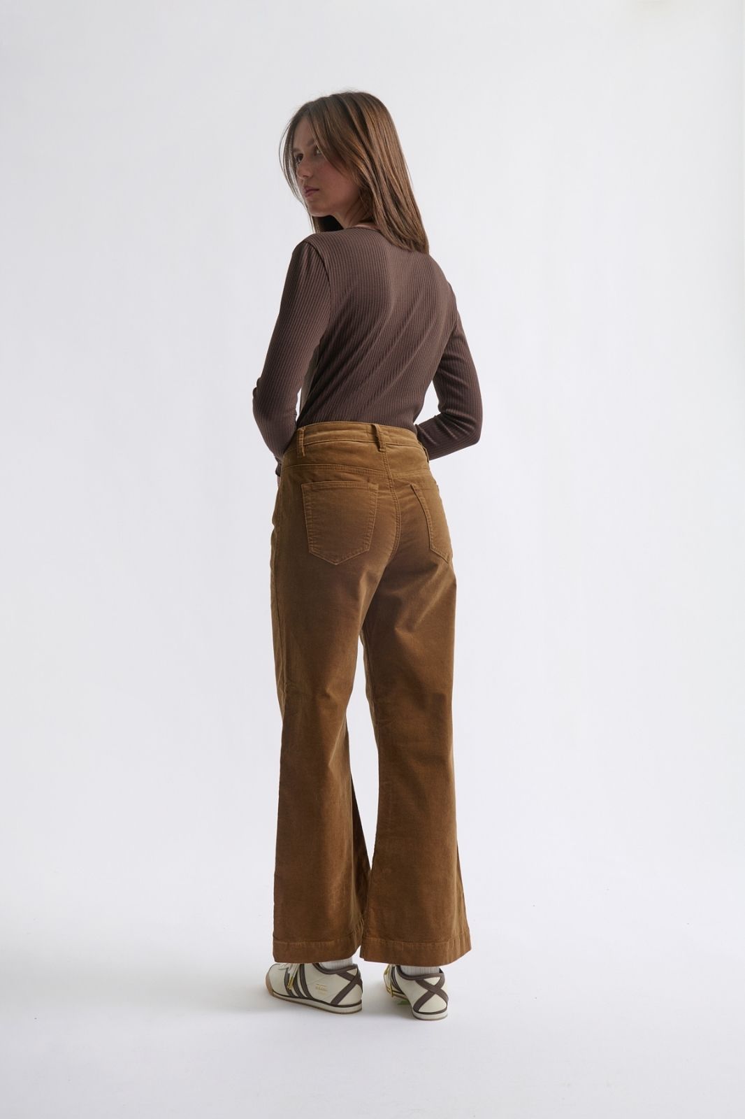 Freya Velvet Jean | Toffee