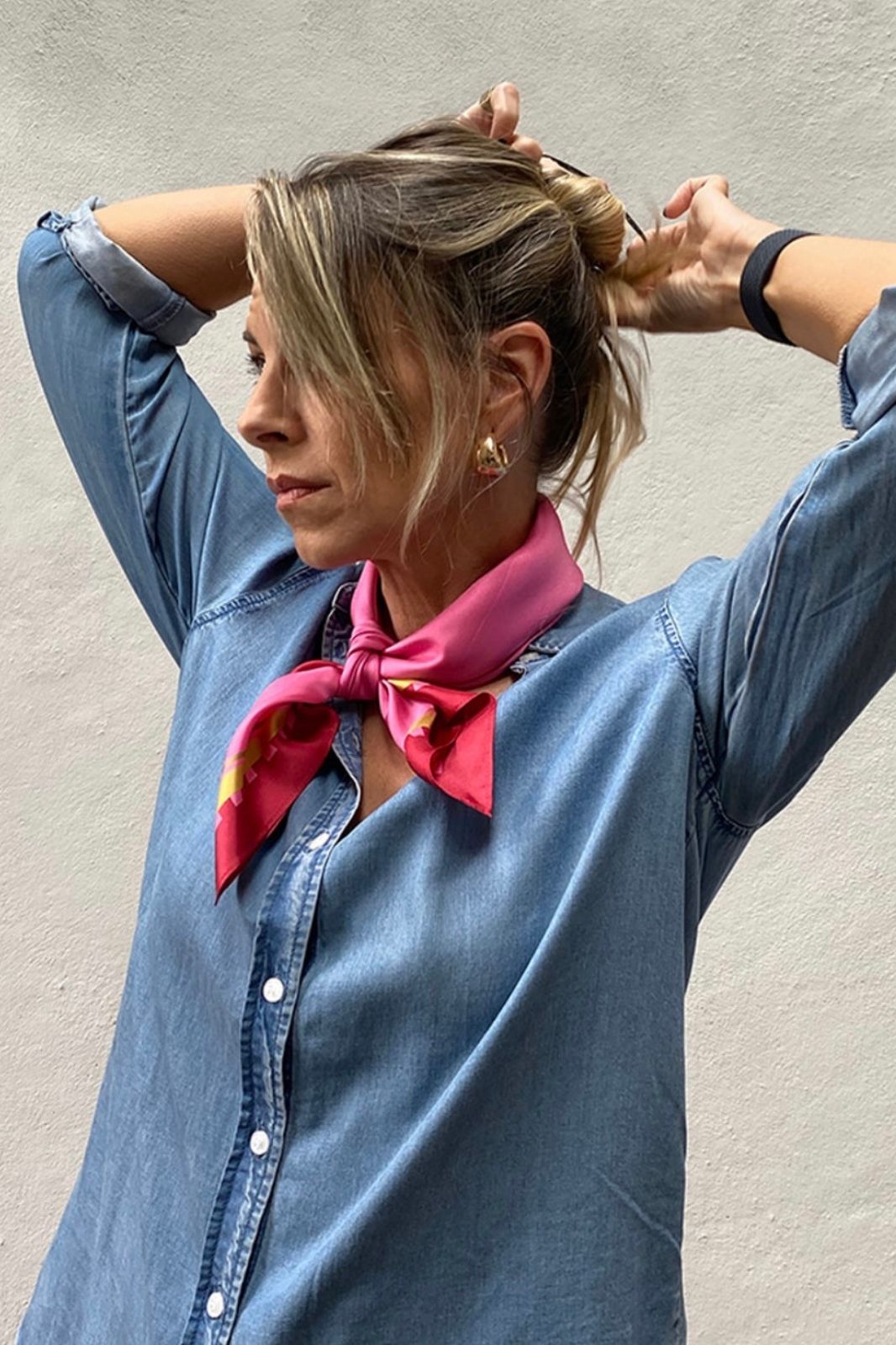 The Carter Silk Petite Scarf