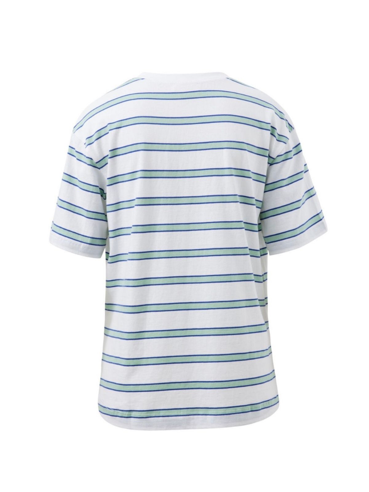 Stevie Slouchy Tee | White &amp; Seafoam Stripe