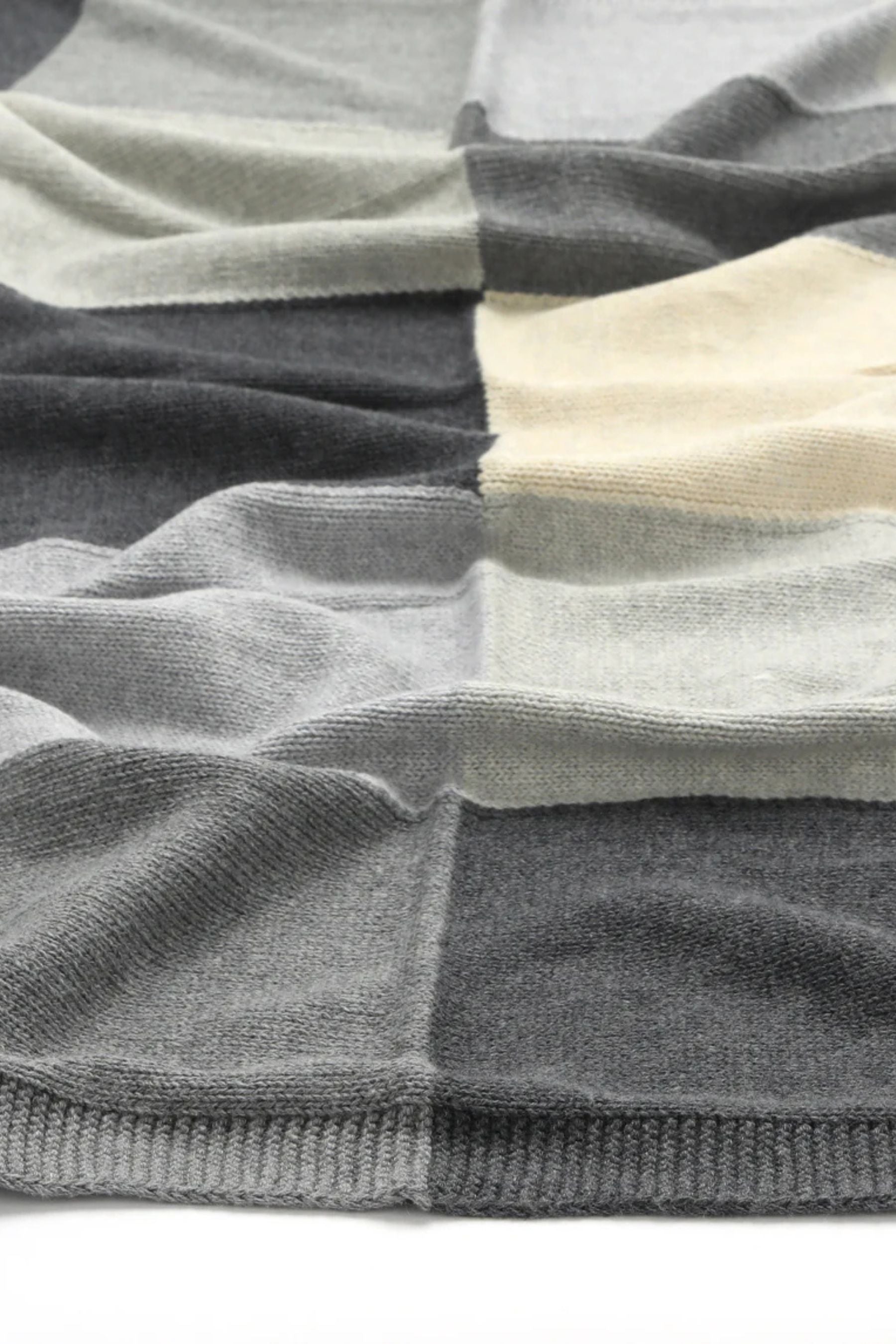 Patchwork Baby Blanket | Grey