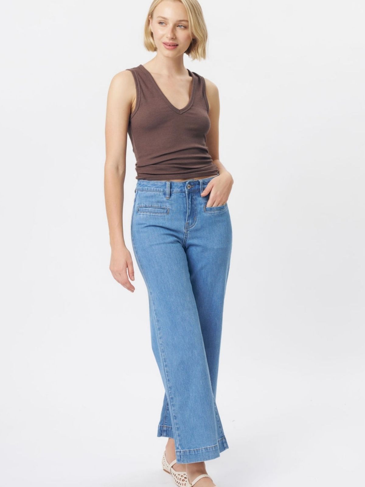 Freya Jean | Cord Mid Blue
