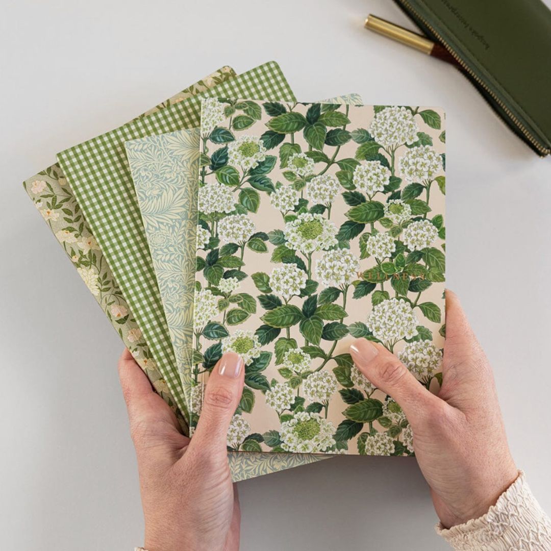 Wellness Notebook Companion Set | Hydrangea