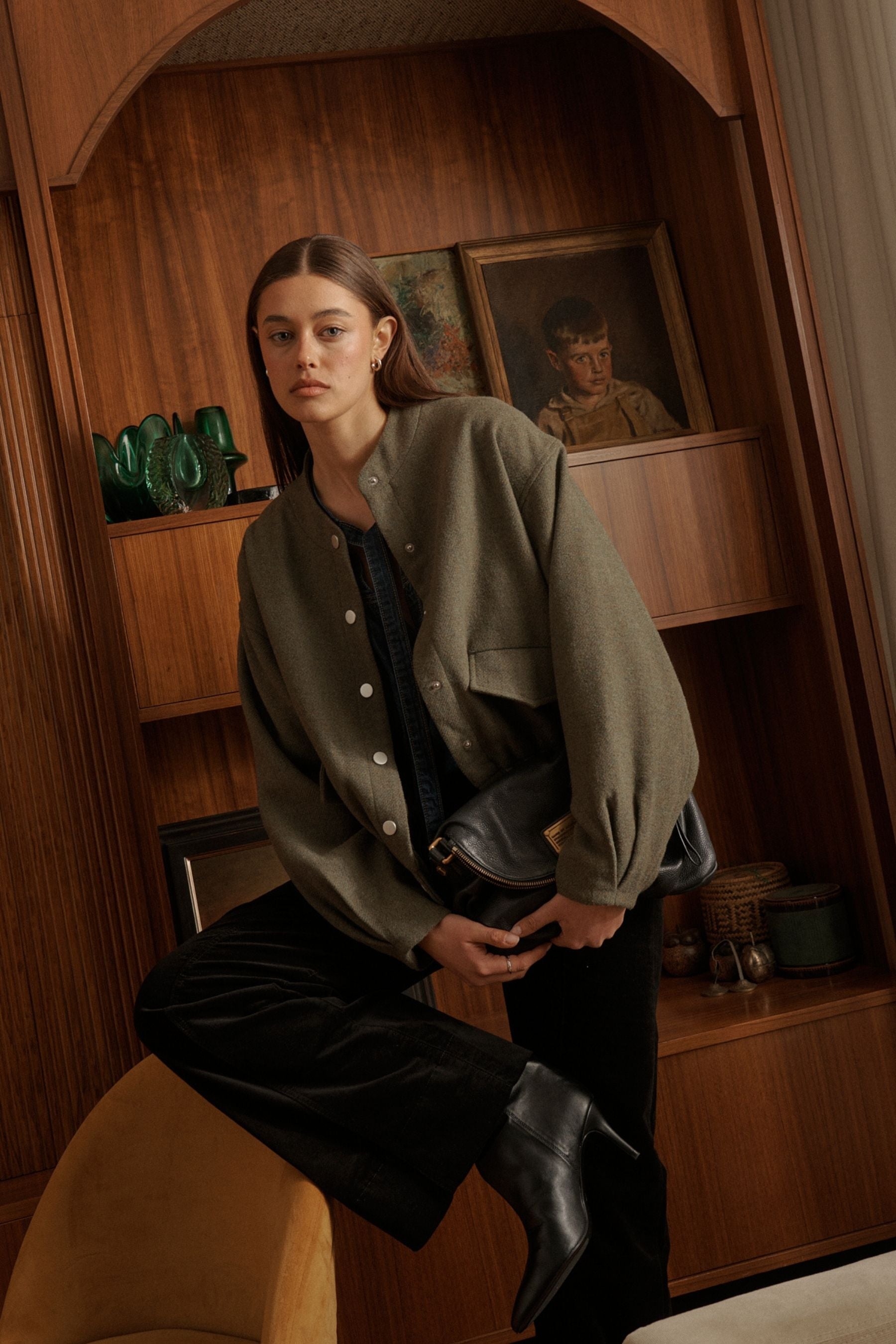 Peyton Bomber | Khaki