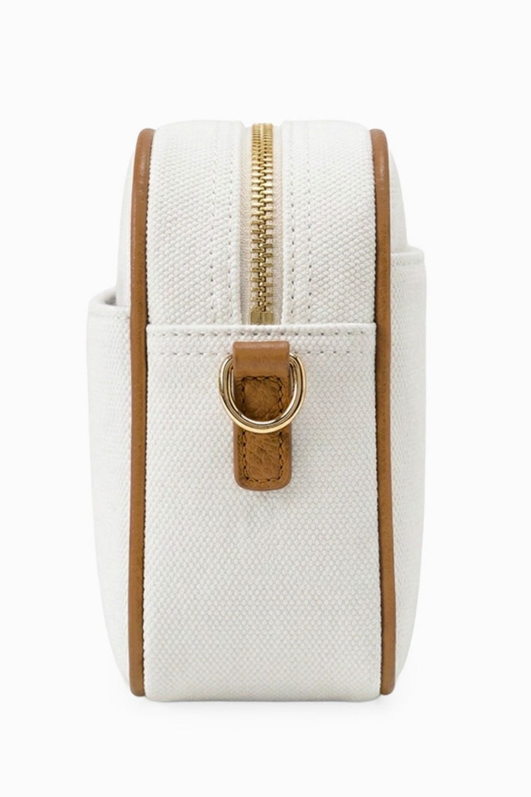 Leah Cross Body Bag  | White Tan