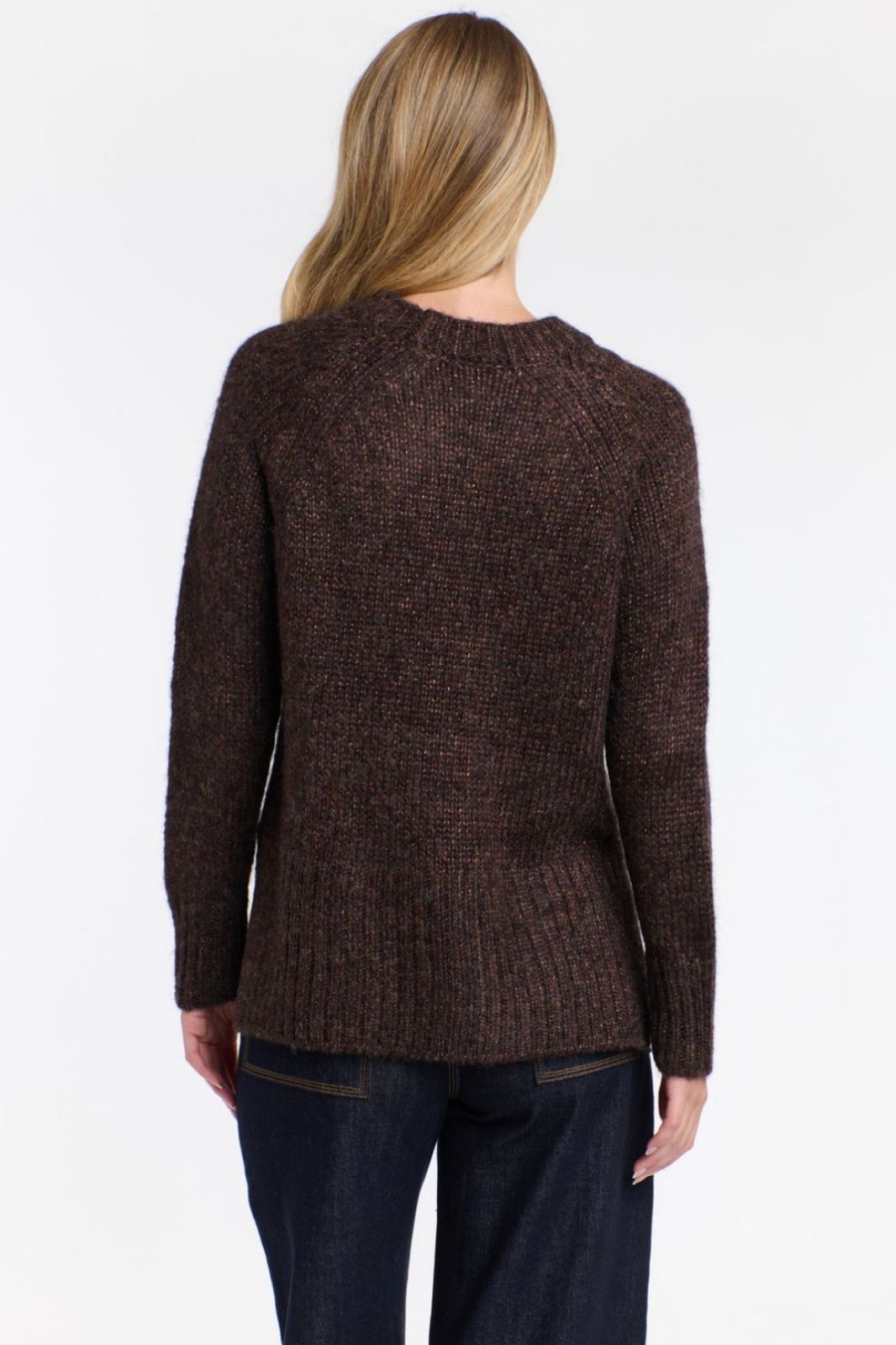 Cleo Lurex Knit | Espresso