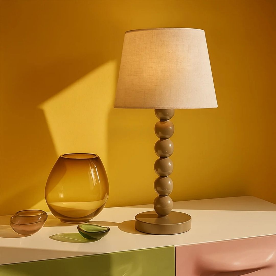 Pearl Ball Table Lamp | Toffee