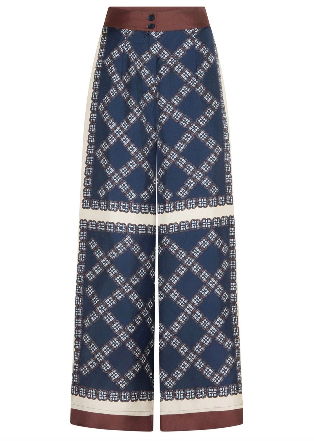 Eden Silk Pant | Eden Scarf Print
