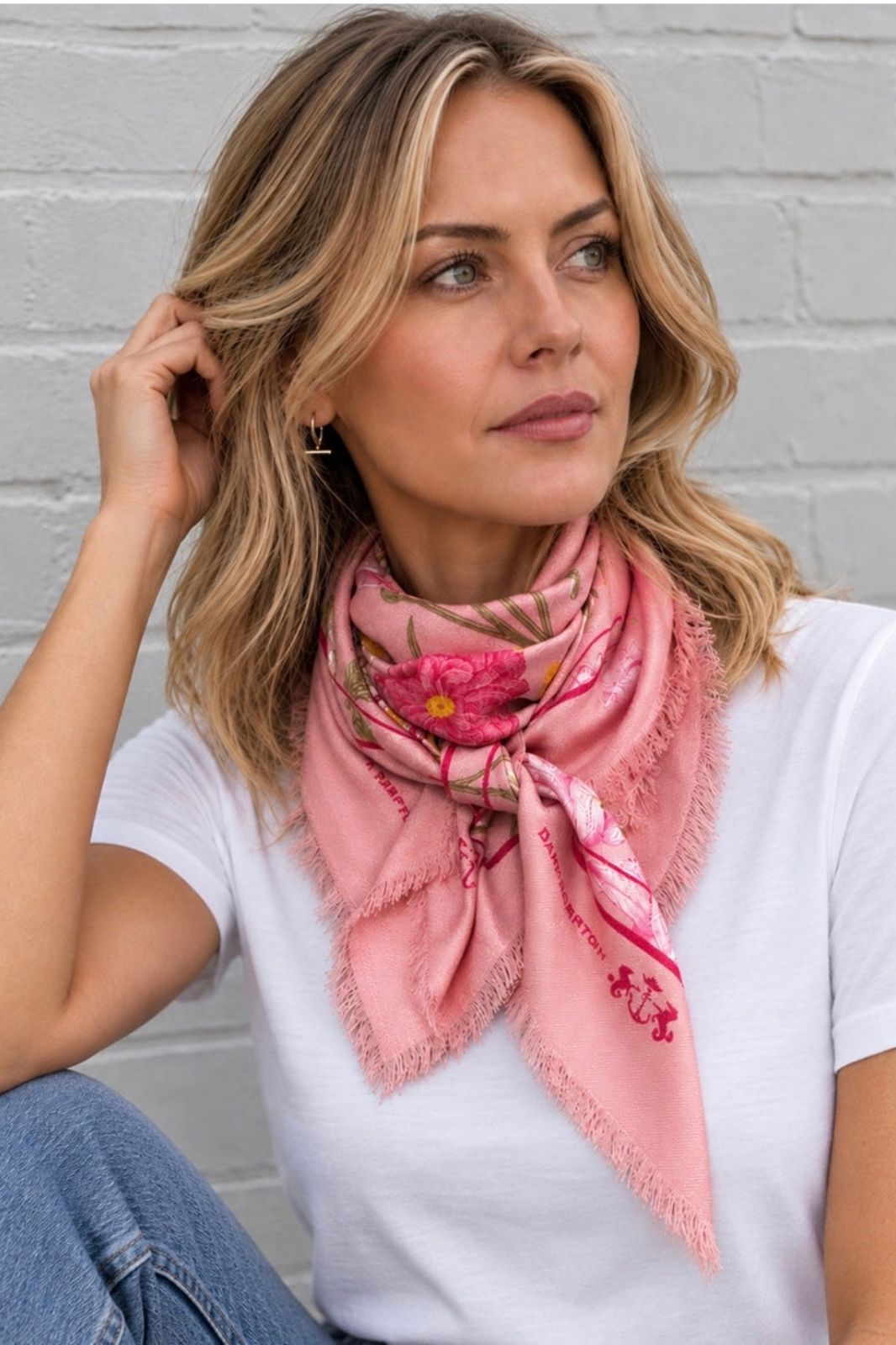The DH The Caroline Wool Silk Scarf
