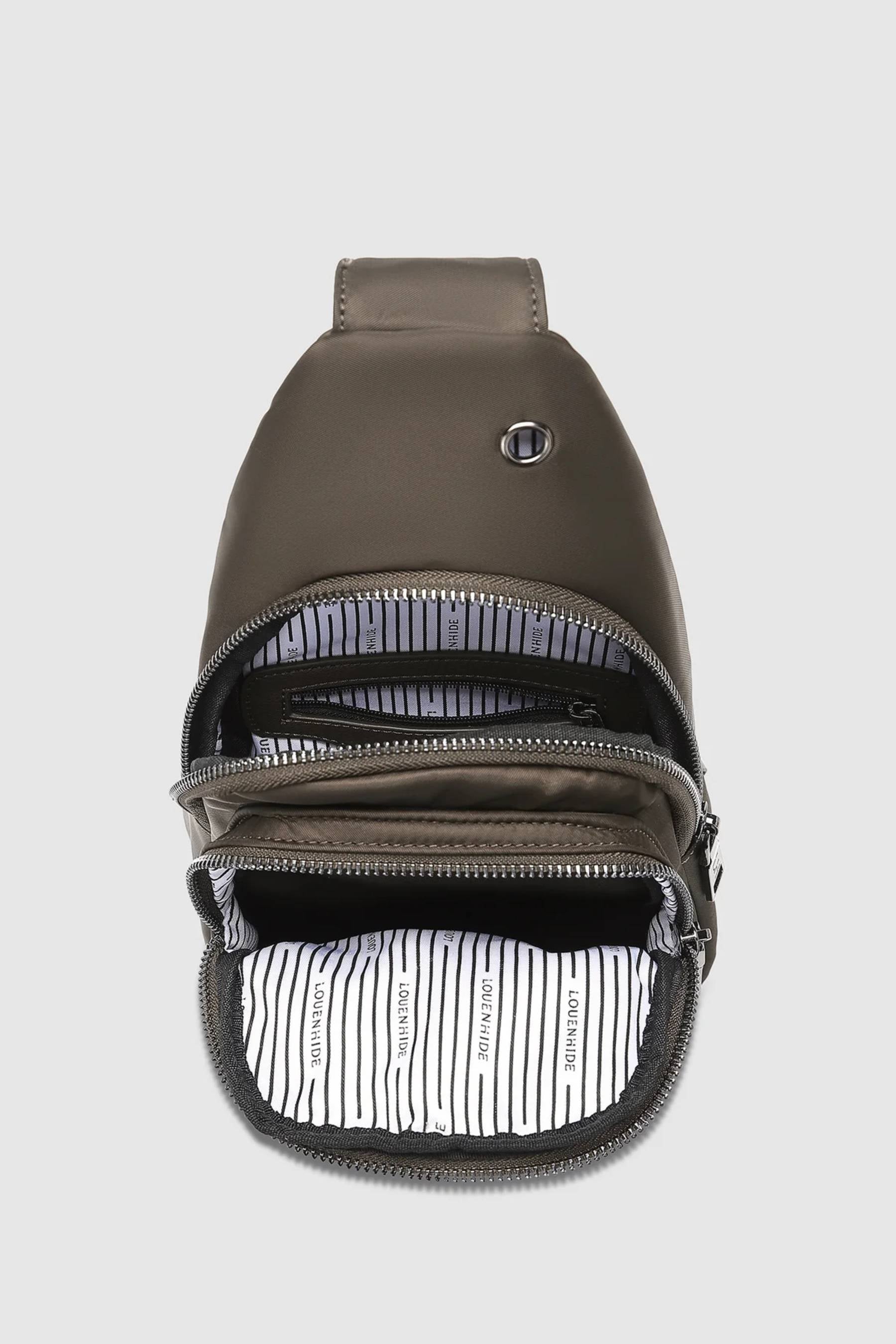 Boyd Nylon Sling Bag | Chocolate
