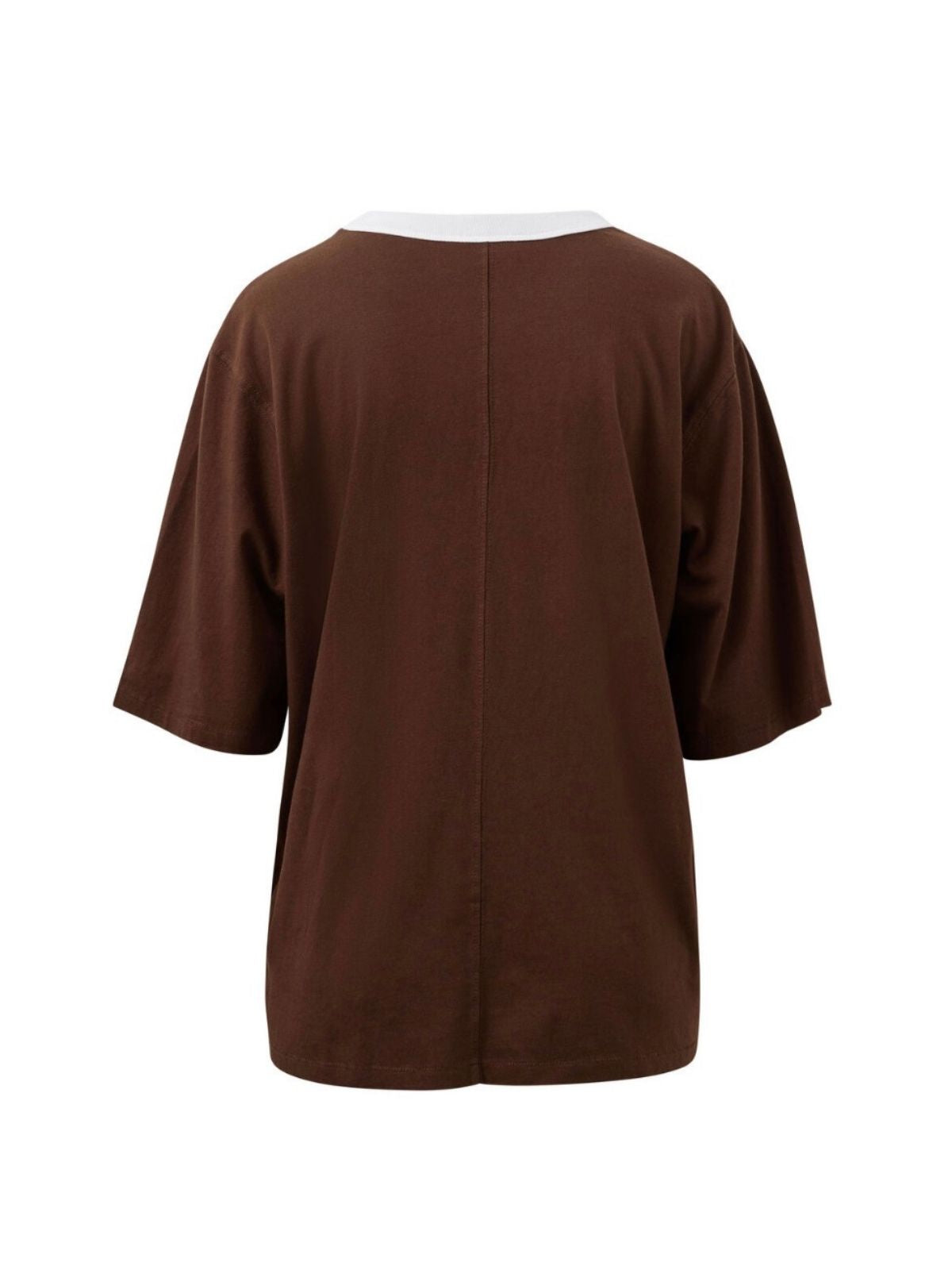 Luna Relaxed Tee | Chocolate Ceres Abstract