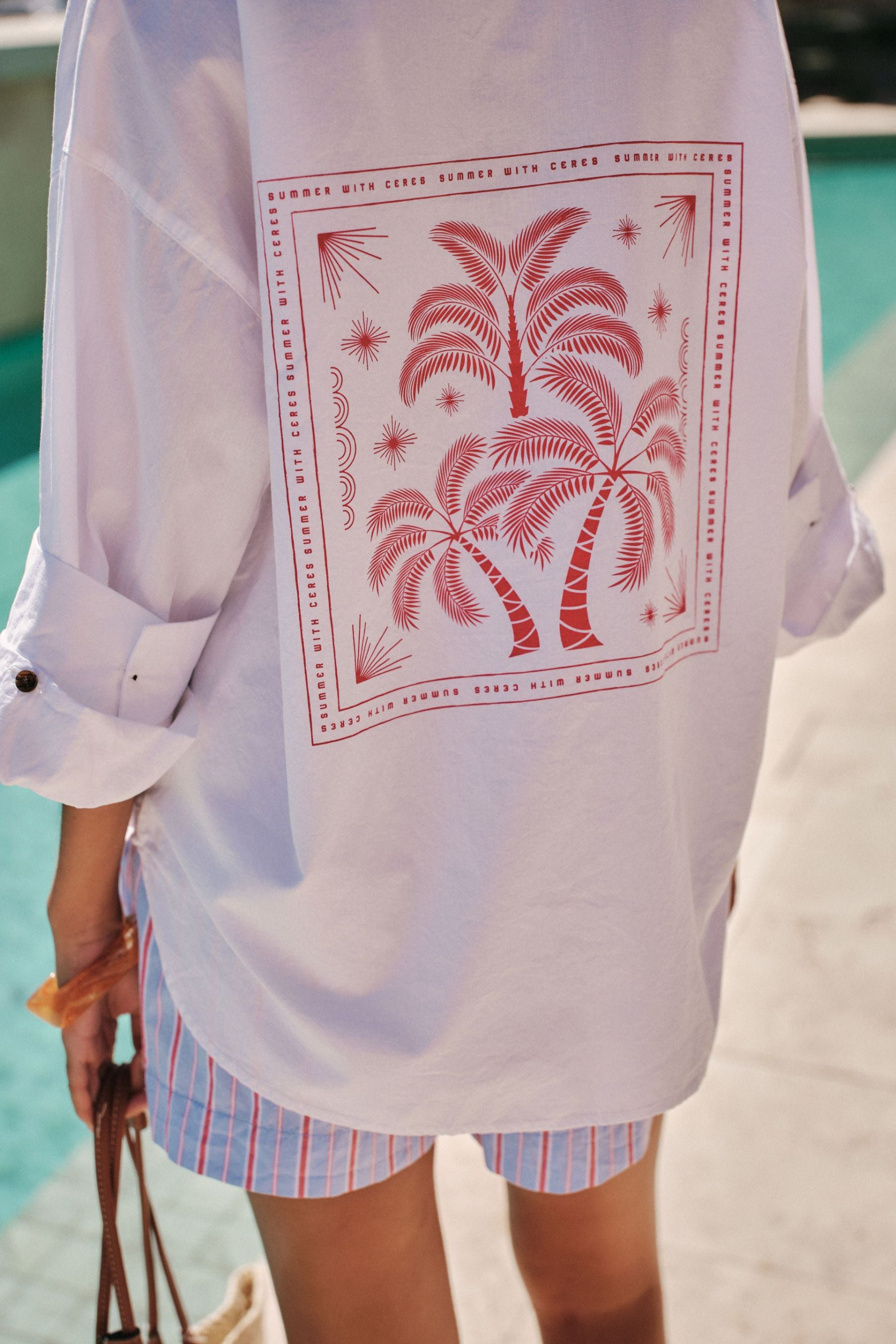 Miya Shirt | White Summer With Ceres