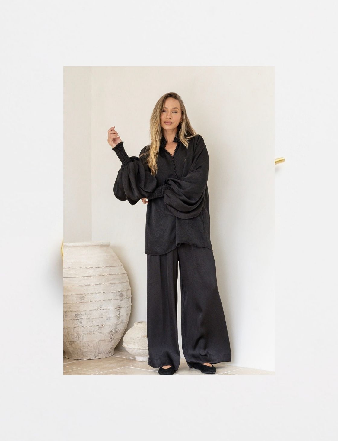 Portofino Luxe Dreams Shirt | Black