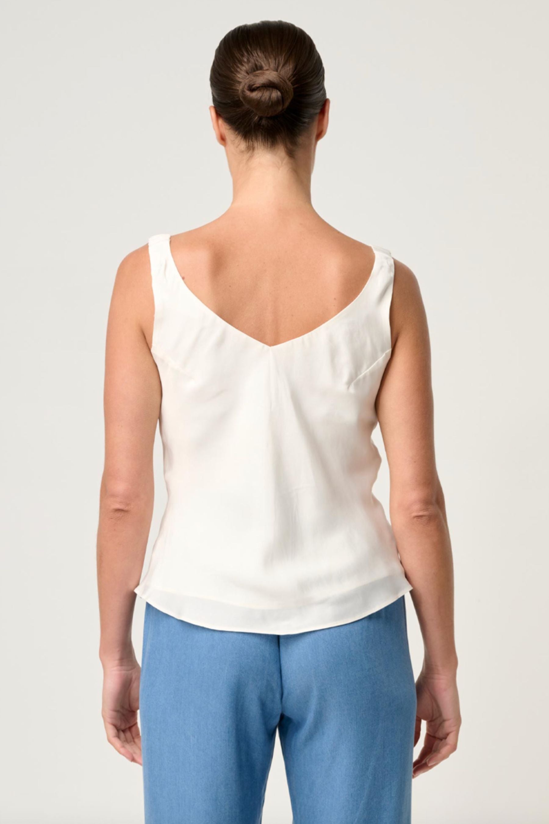 Delray Reversible Tank | Ivory