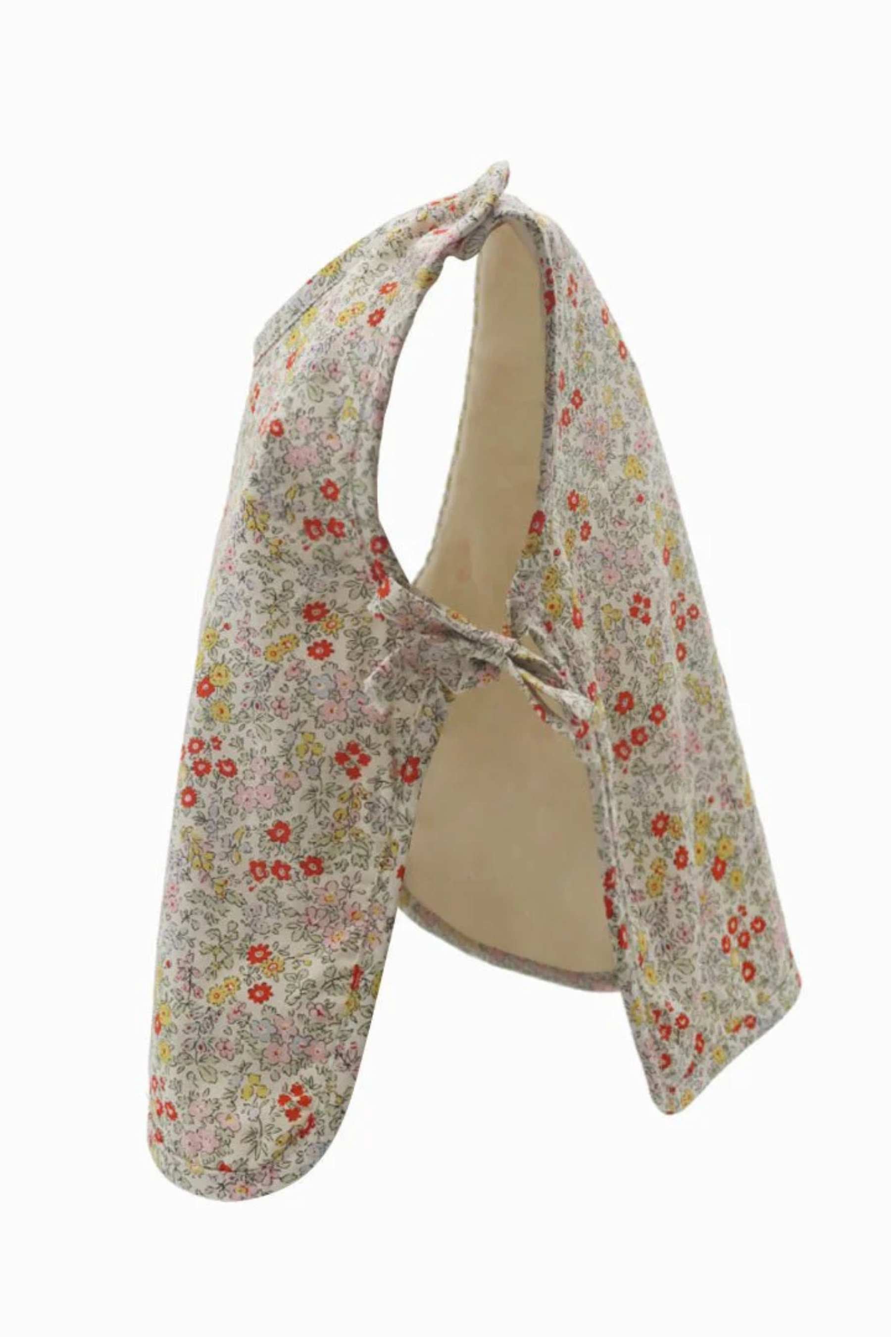 Ditsy Pinnie | White