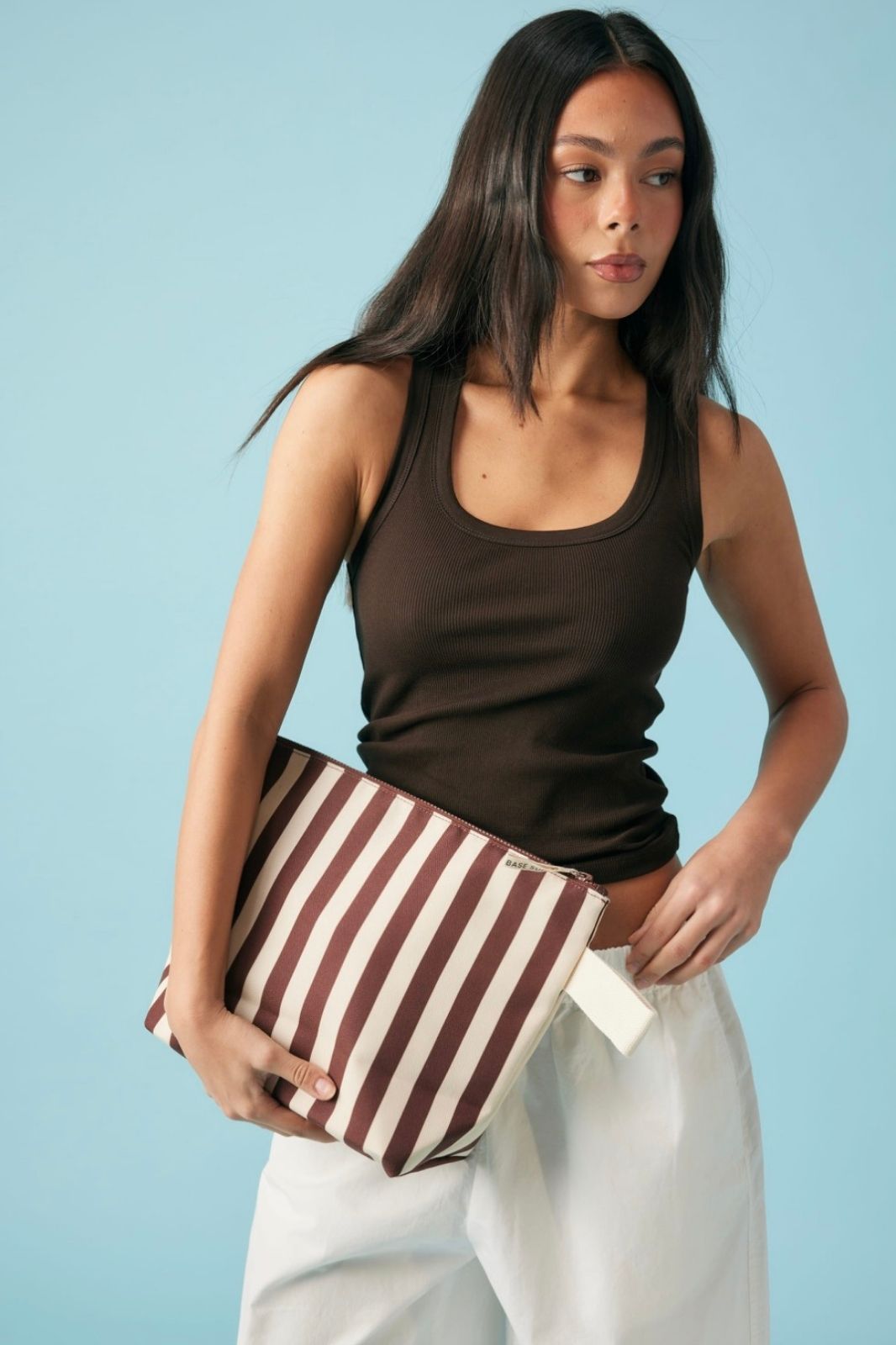 Wet Base Midi | Cocoa Stripe