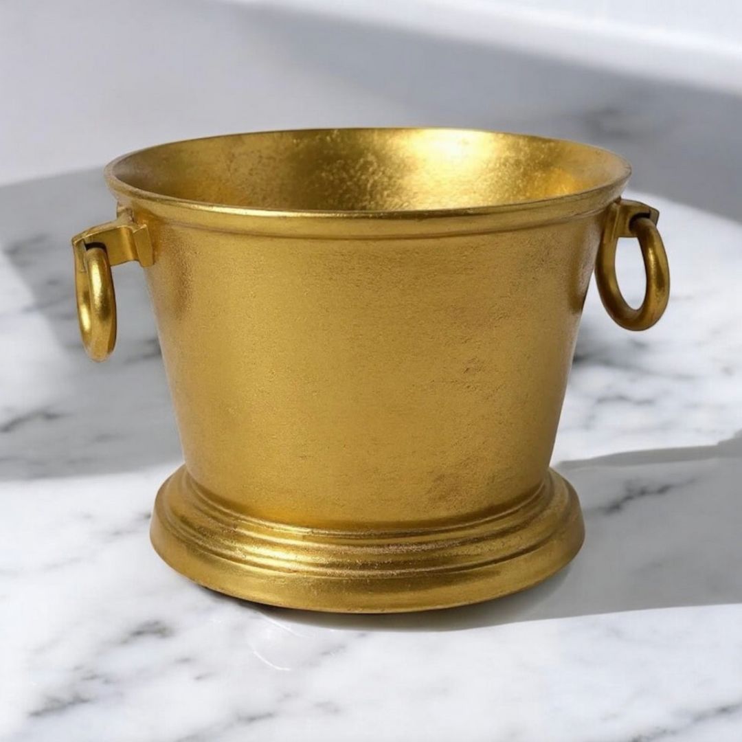 Brass Antique Finish Ice Bucket