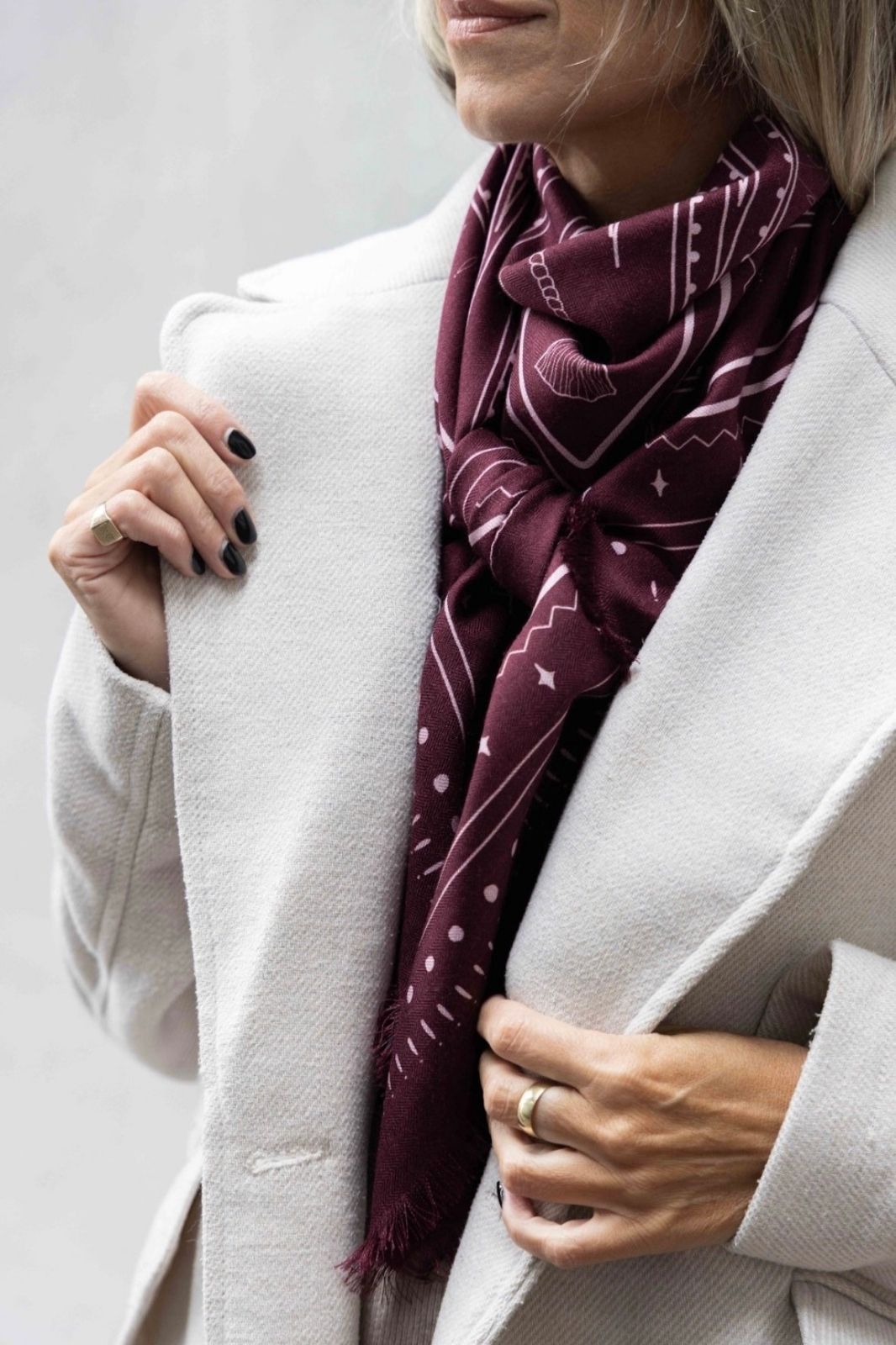 Ellie Compton x DH The Hadfield Wool Silk Scarf