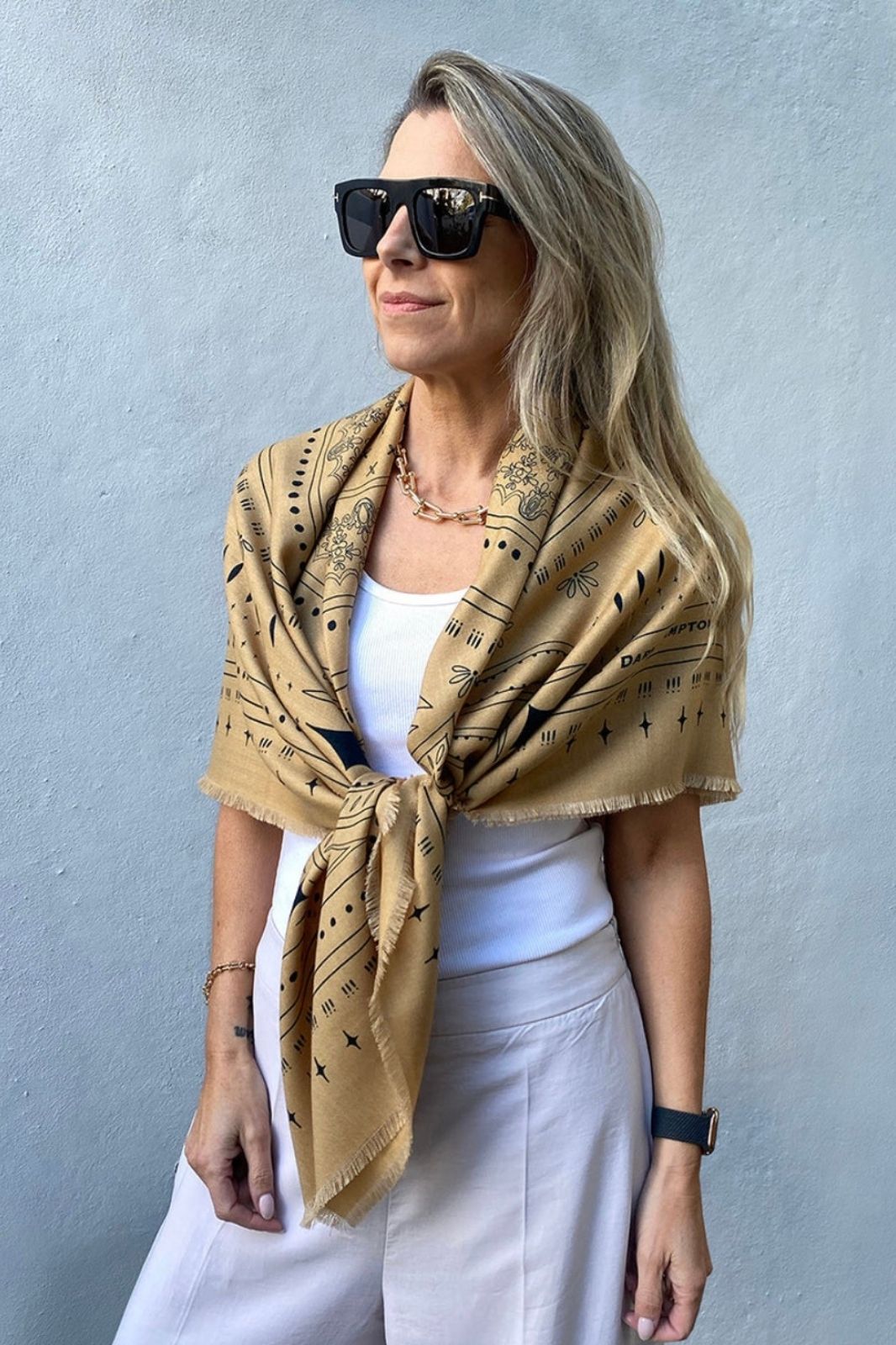 Ellie Compton x DH The Holden Wool Silk Scarf