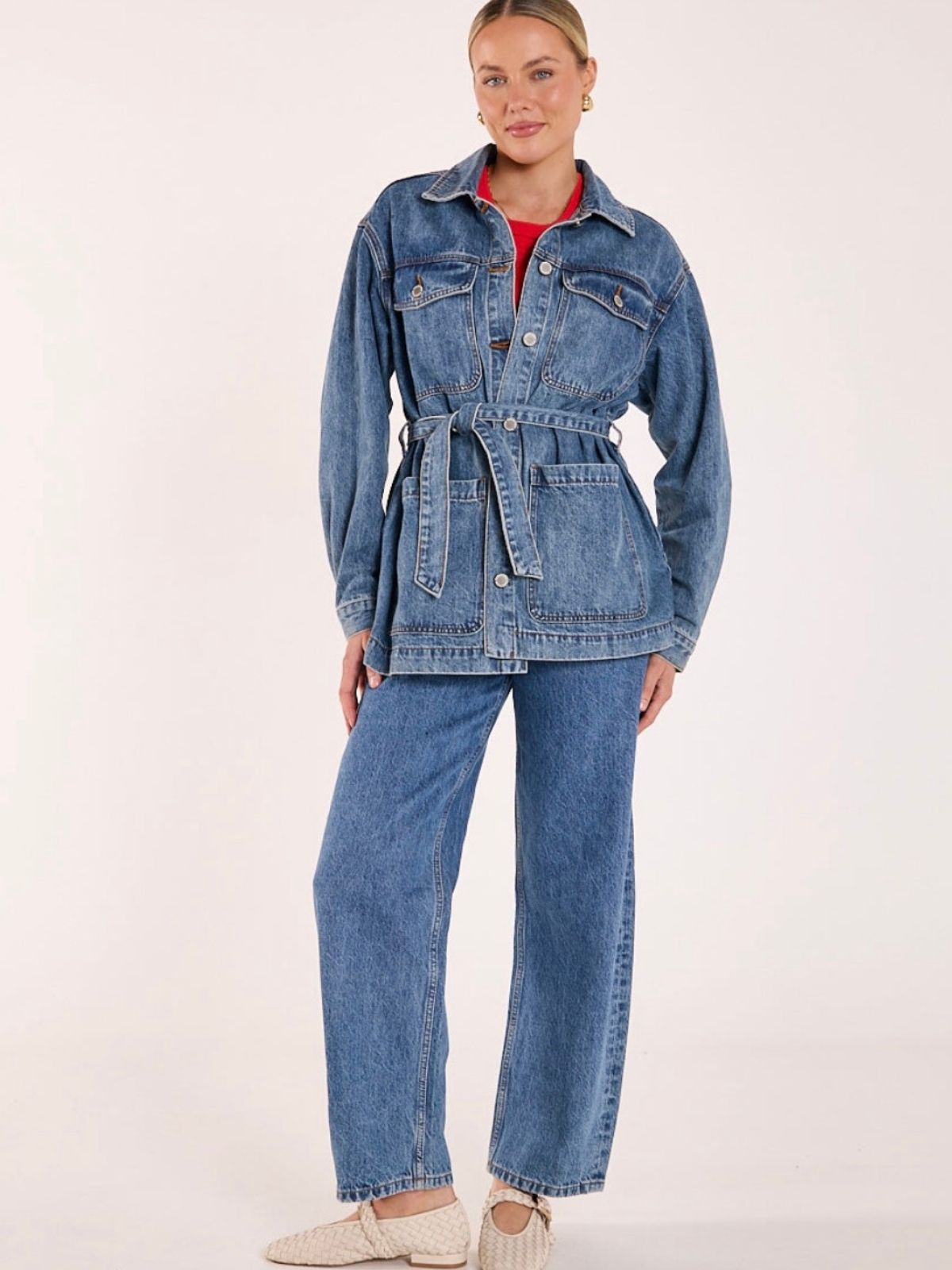 Tate Denim Jacket | Deep Blue