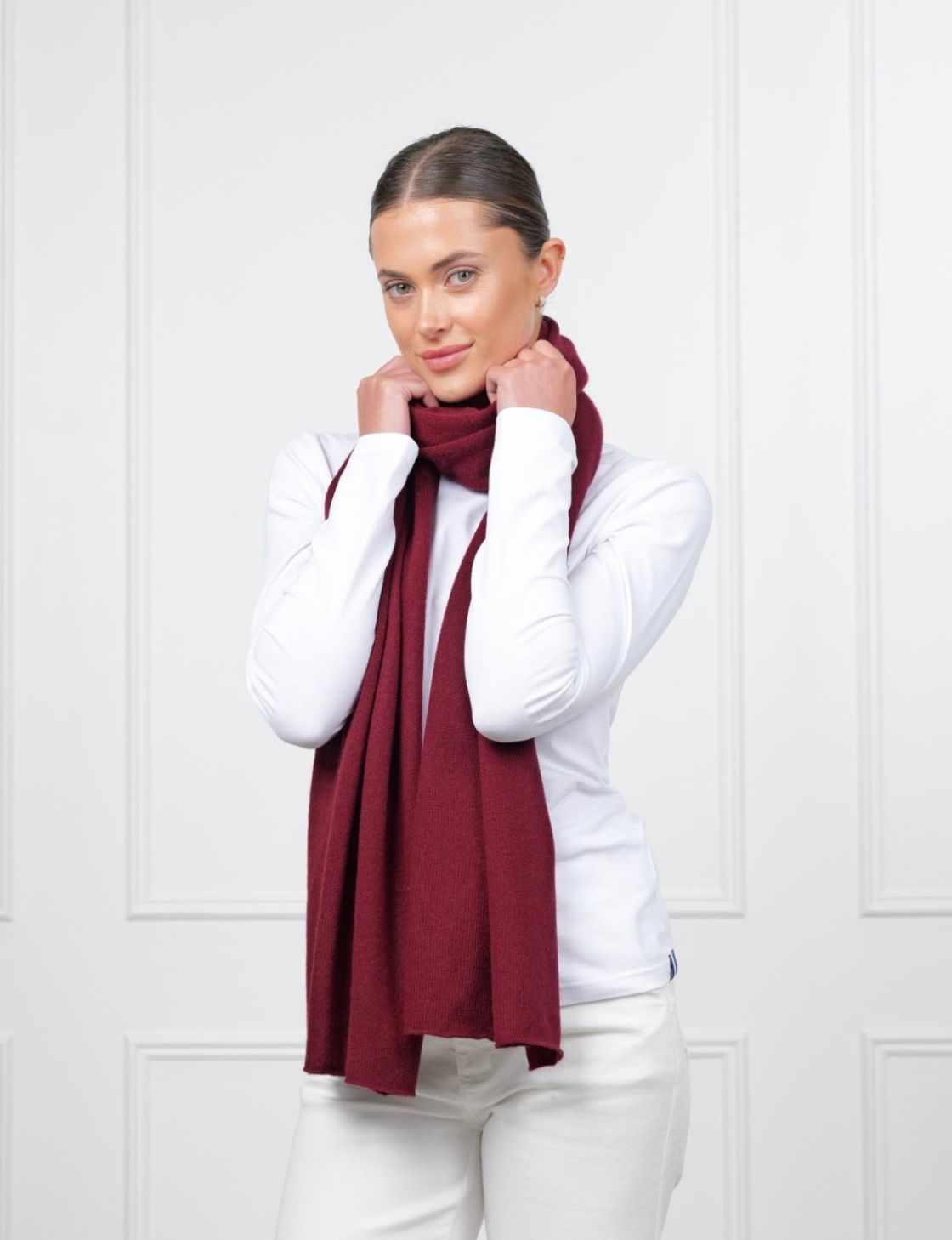 Cashmere Scarf | Burgundy