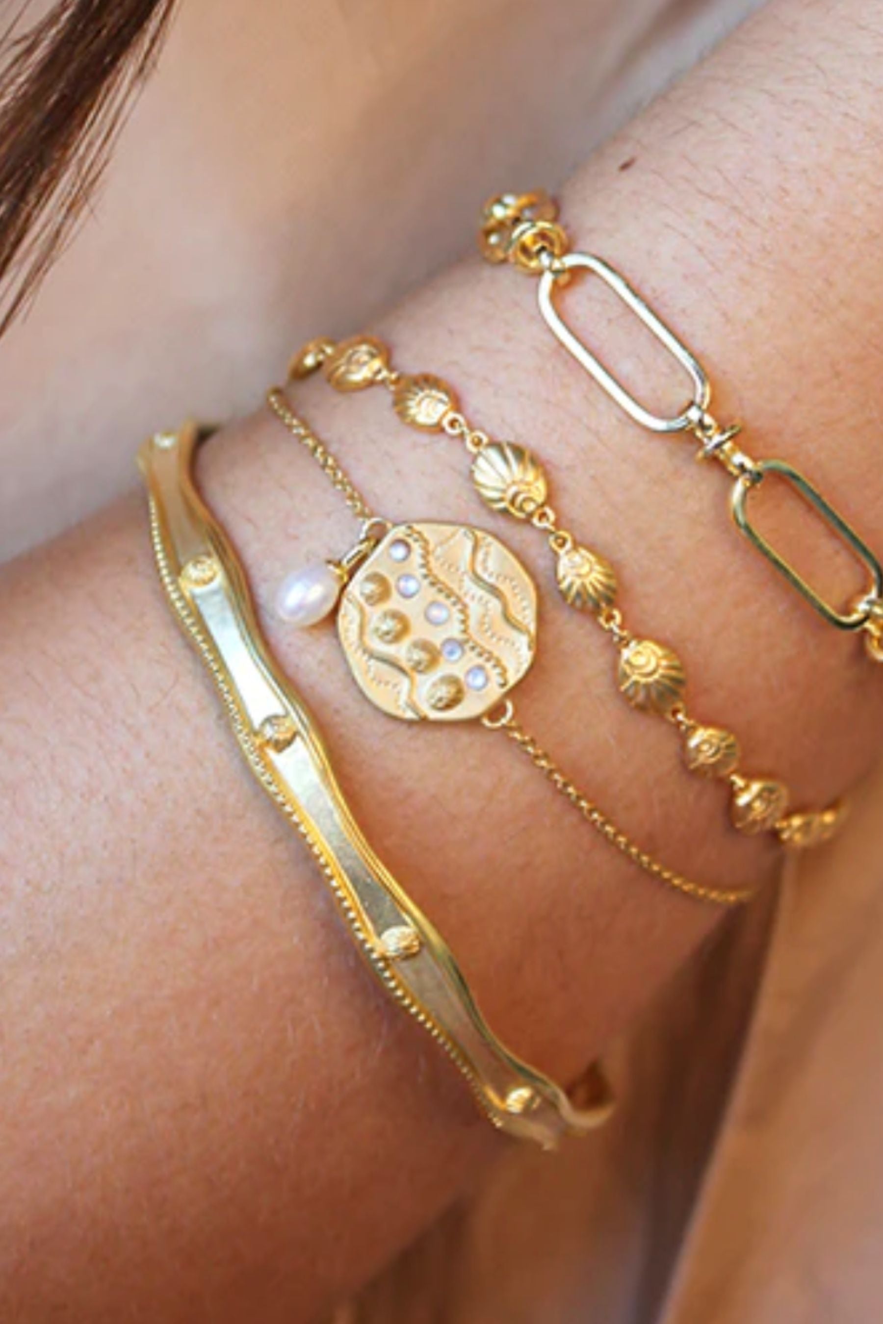 Ocean Dreamer Bracelet |18KT YG Plate