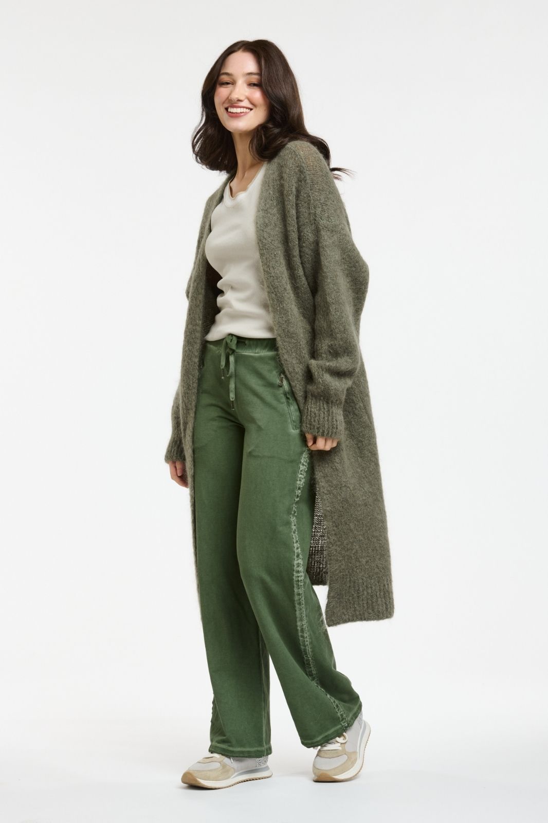 Mohair Contina Cardi | Khaki