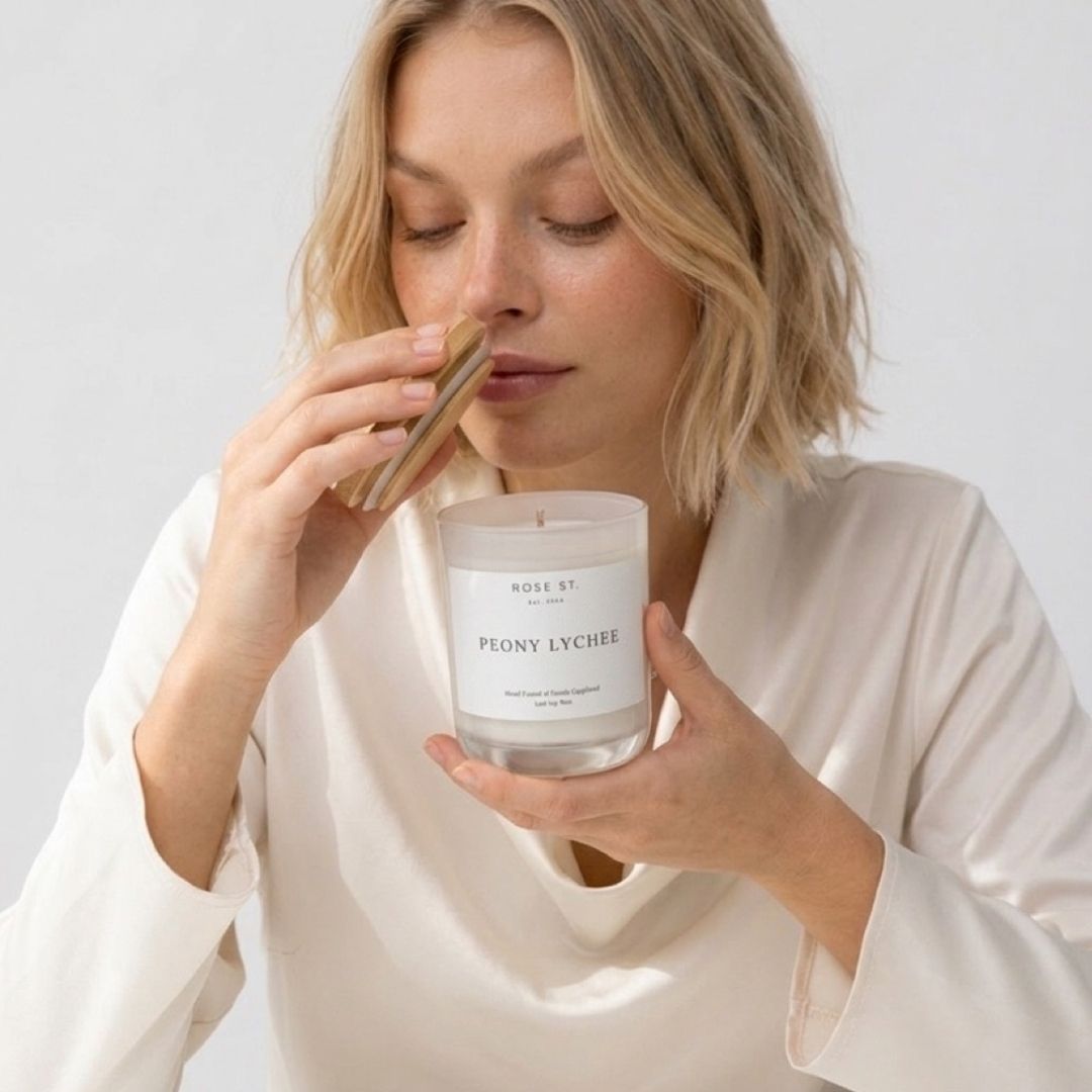 Peony Lychee Jar Candle
