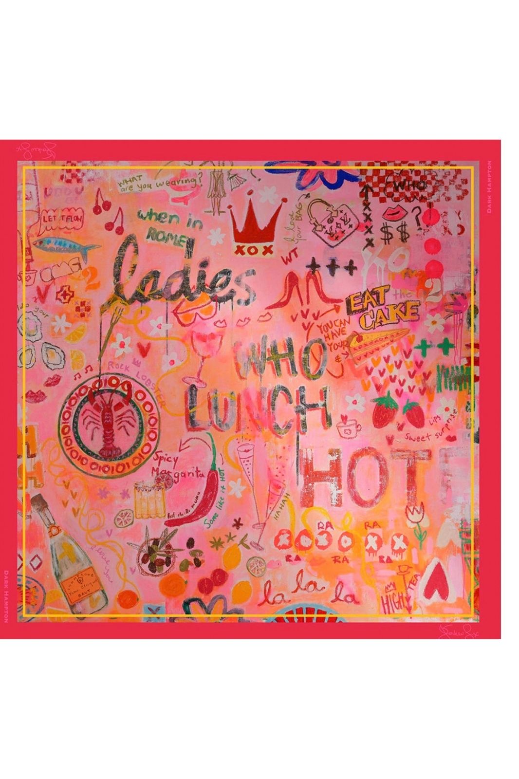 Jackie Green x DH The Scarlett Petite Silk Scarf