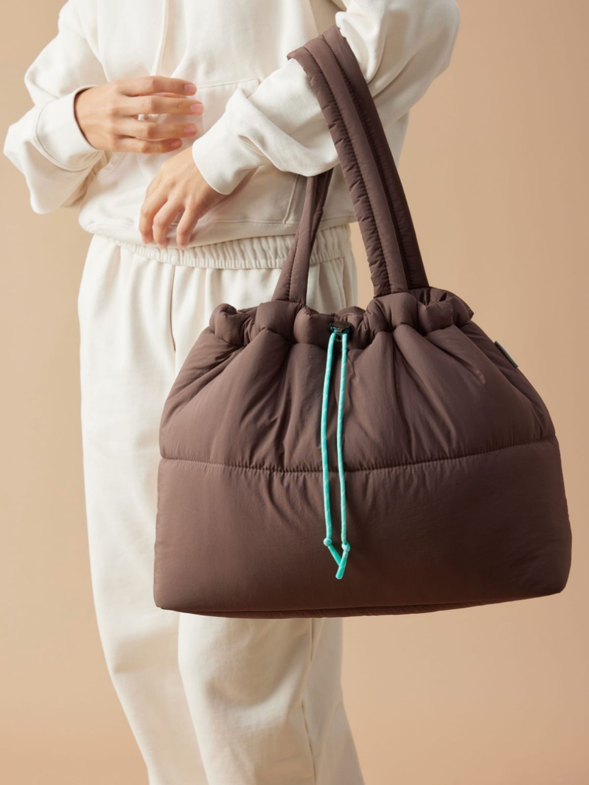 Scrunch Base | Chocolate &amp; Turquoise
