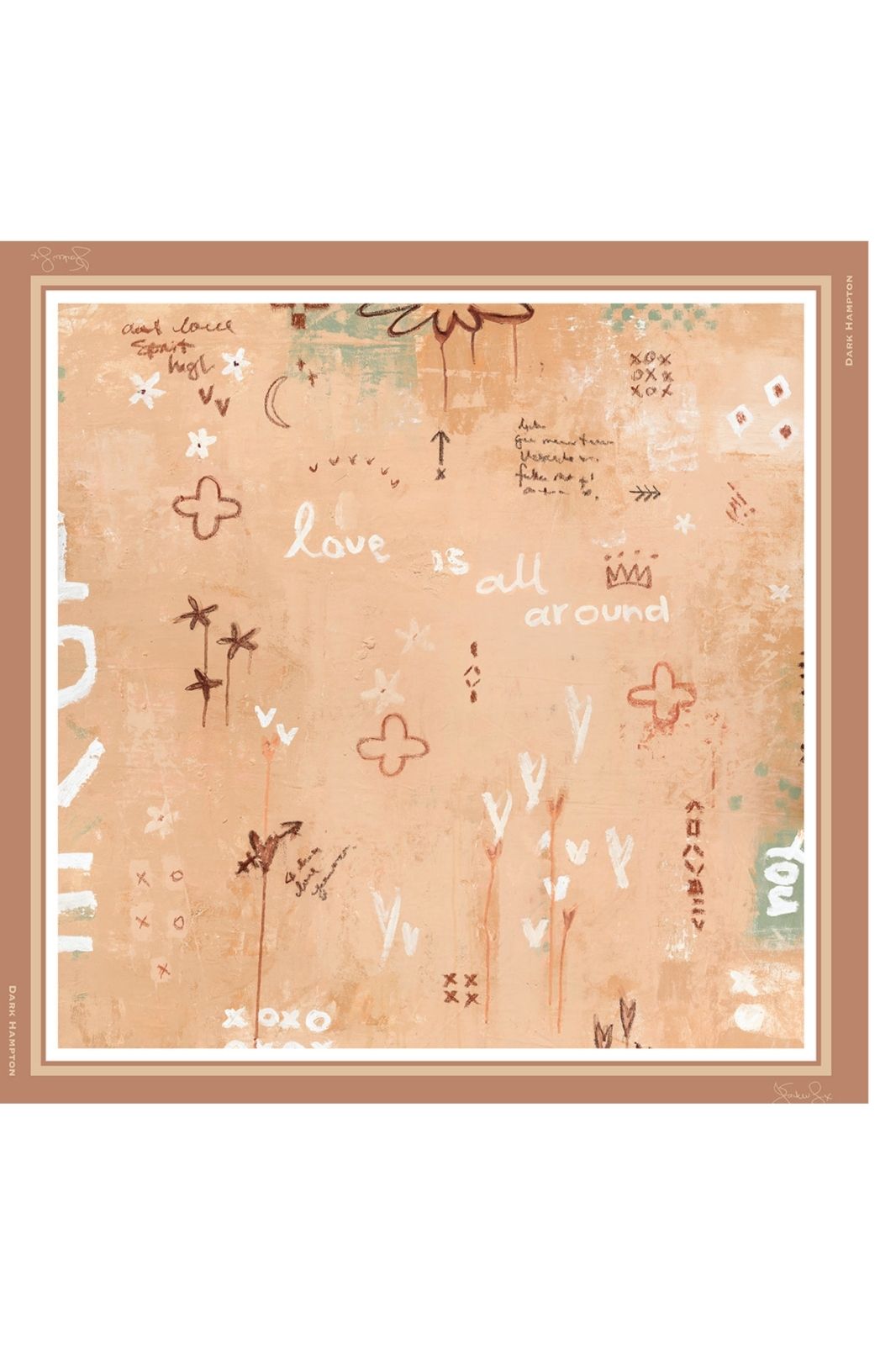Jackie Green x DH The Love Petite Silk Scarf