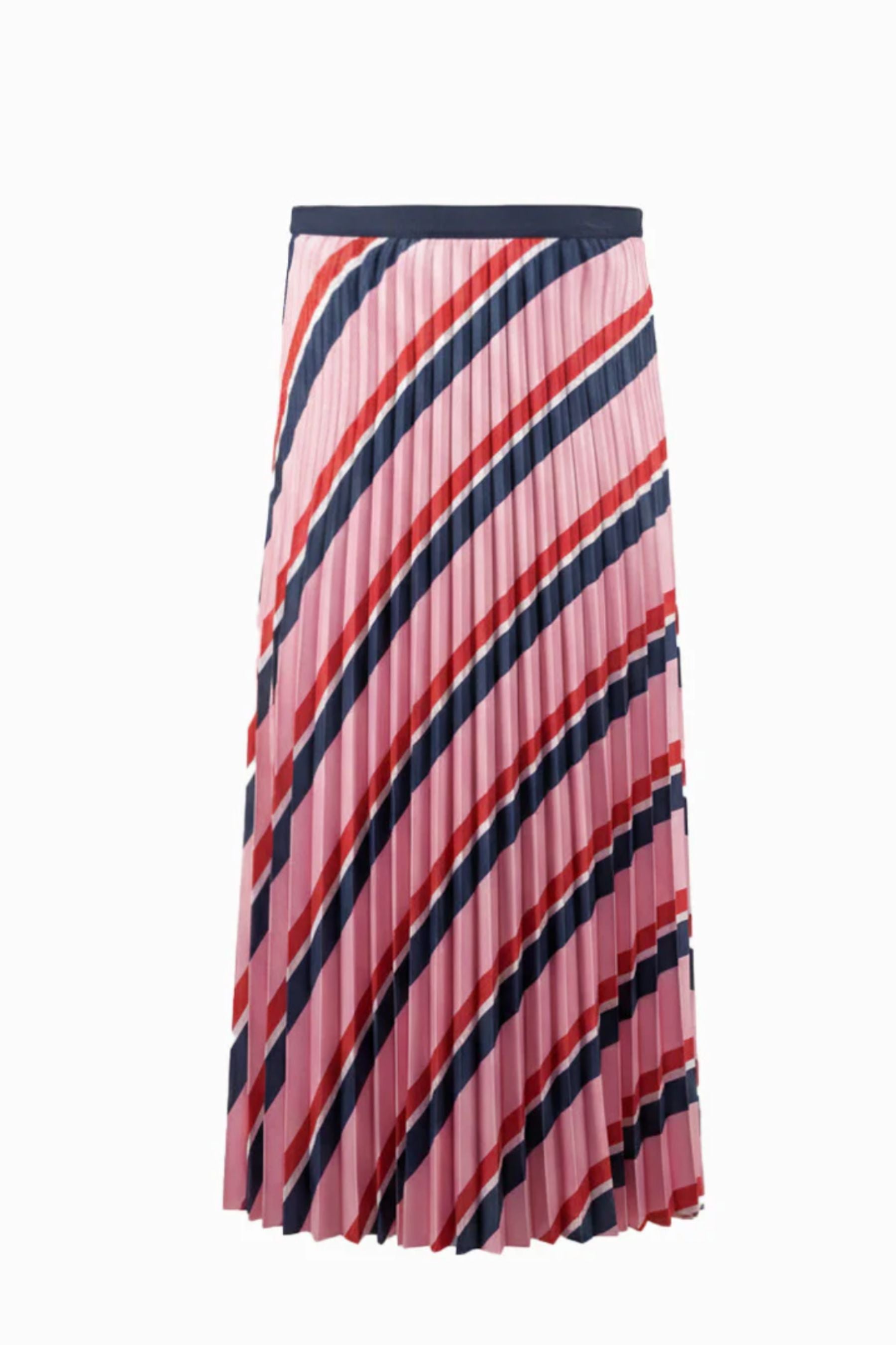 Jaqueline Stripe Skirt | Pink