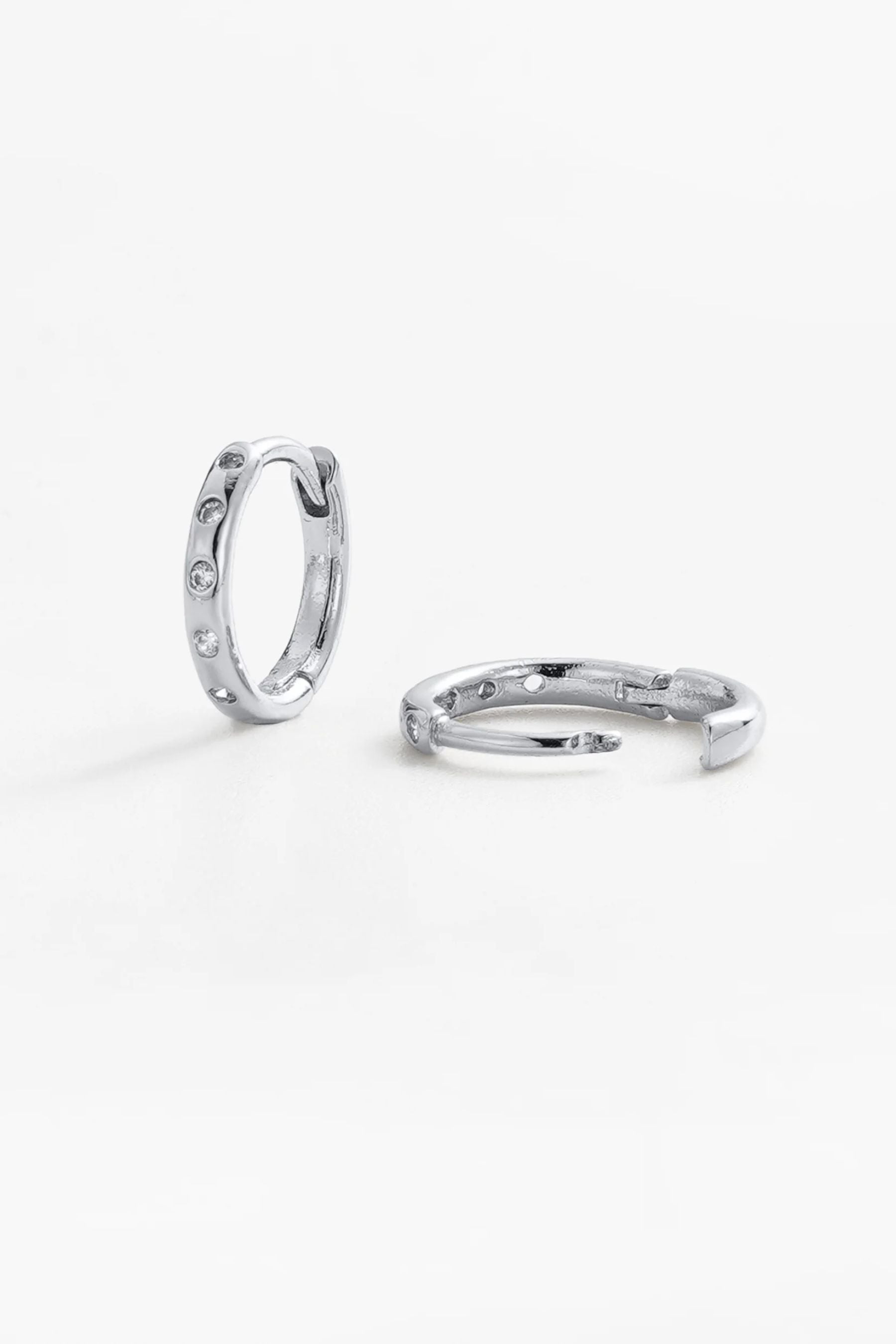 Talia Huggie | Silver