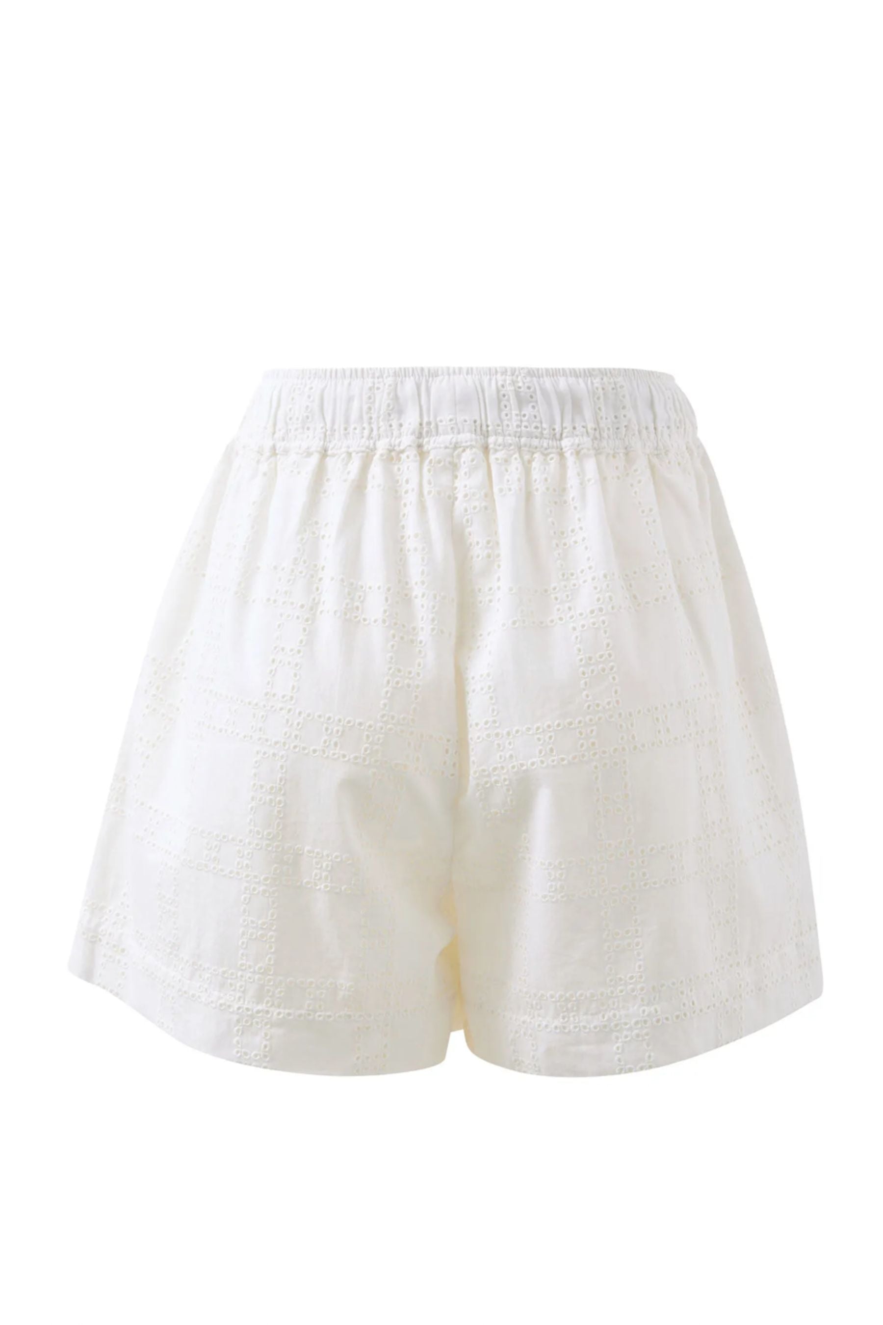 Mila Short | White Broderie
