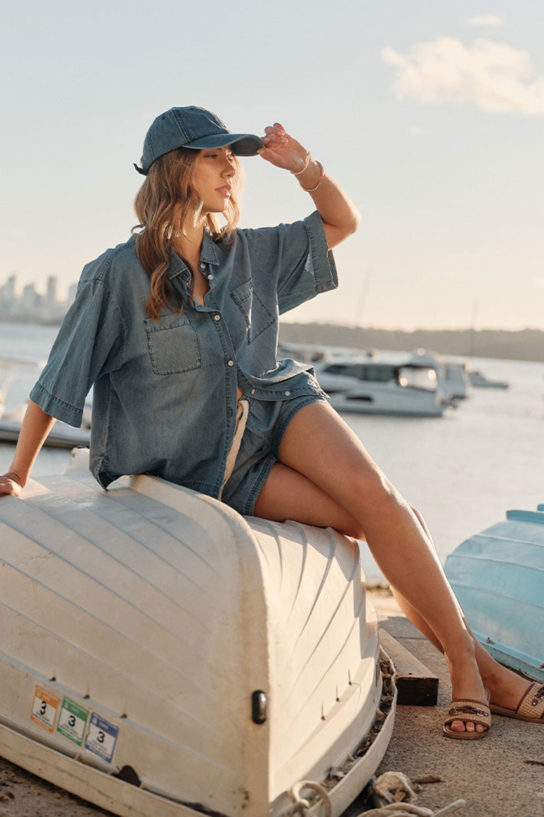 Veronique Denim Short